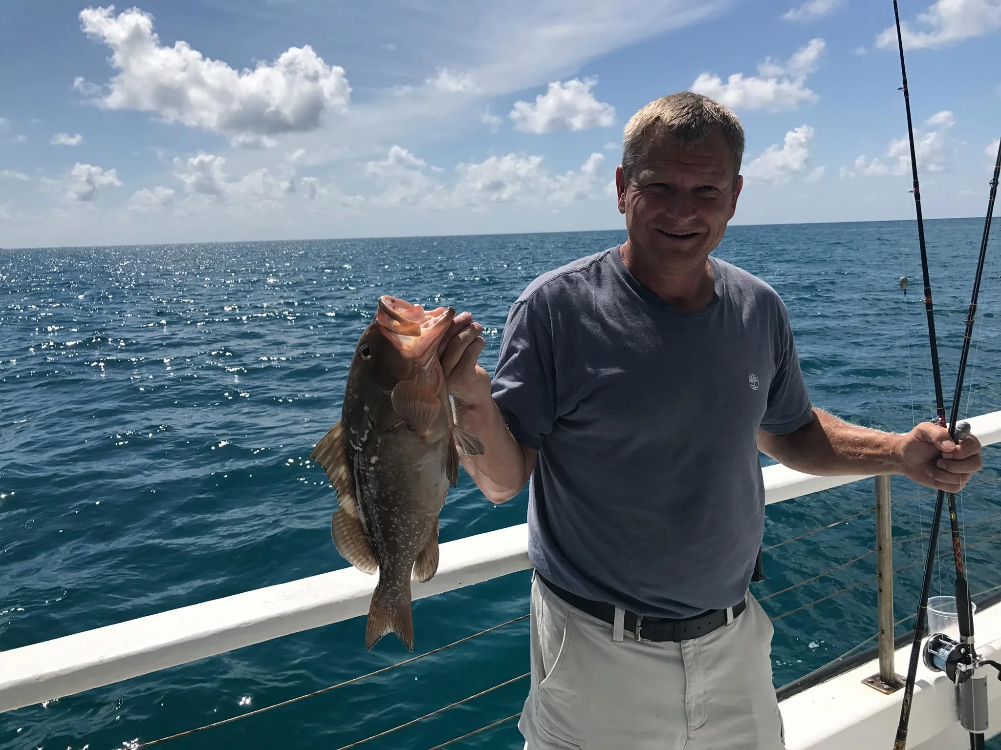 Salty Goat grouper fishing