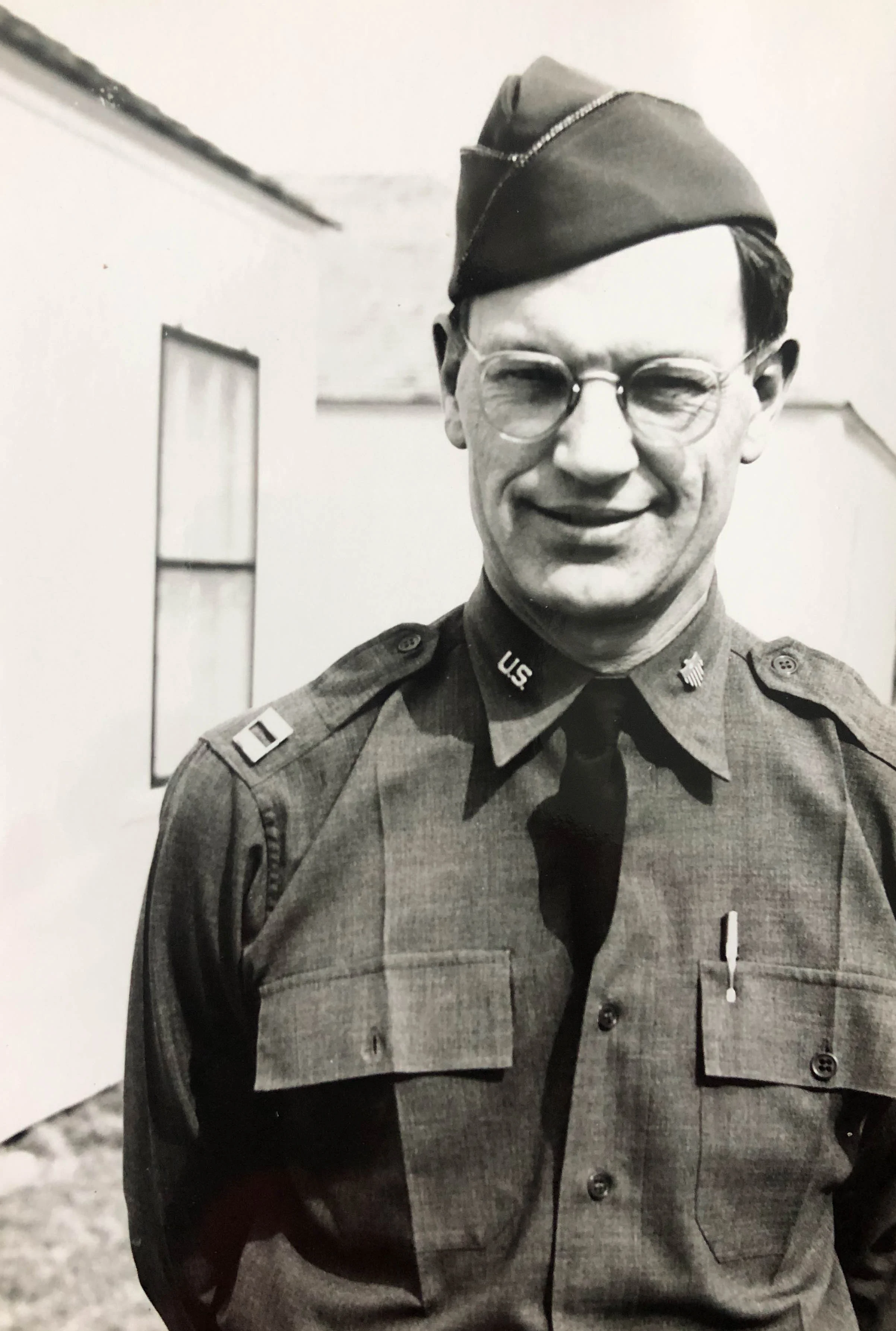 Freeman Macomber in uniform