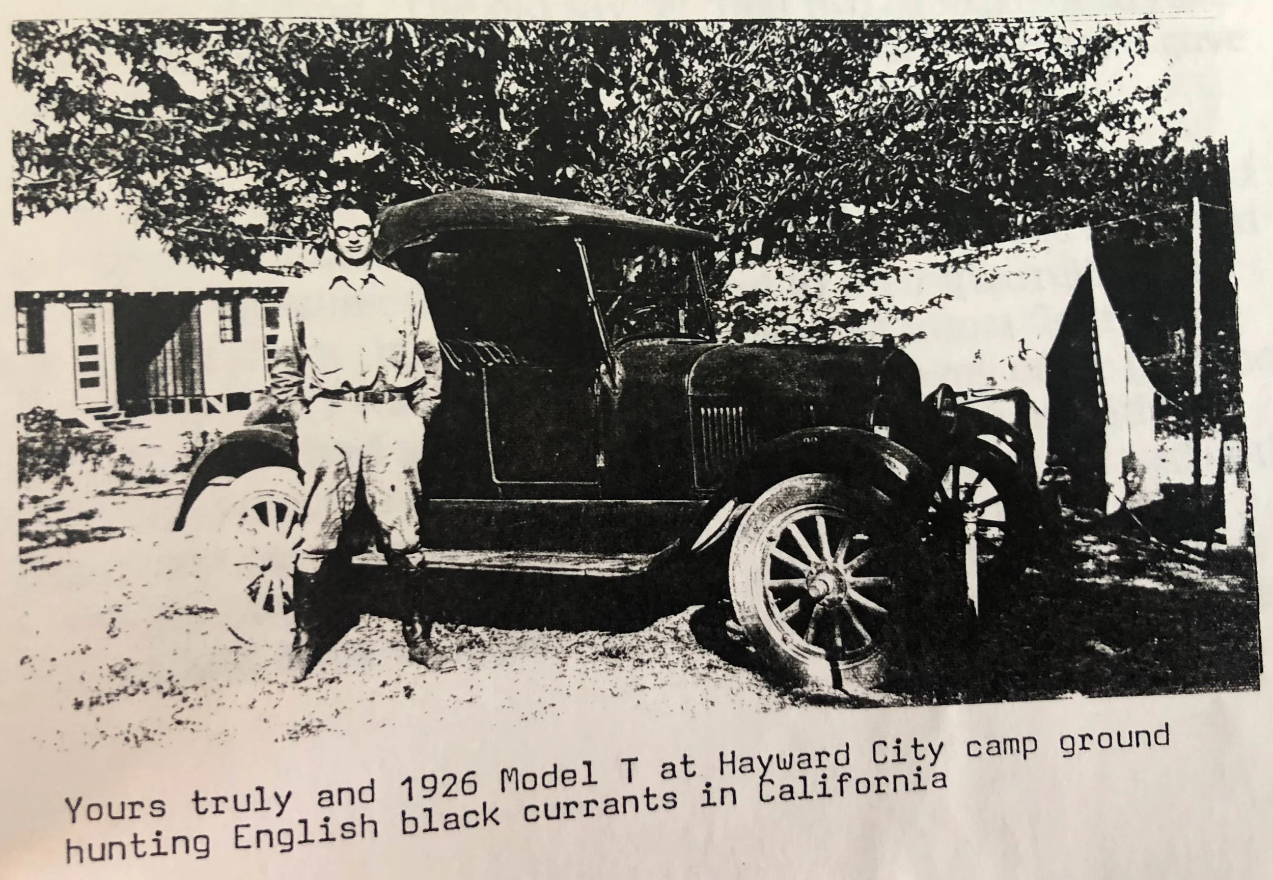 A page from Freeman's autobiography