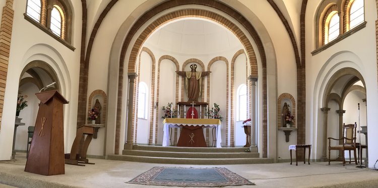 Sacred Heart Chapel in Hartzer Park on the feast of St Agnes