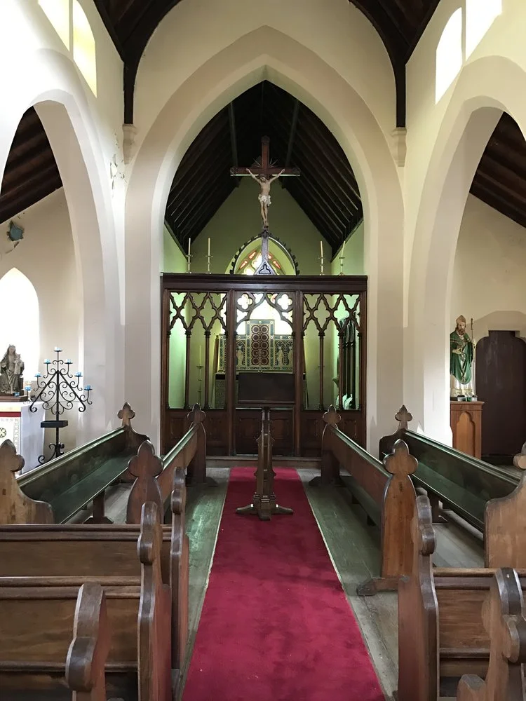St Patrick's Church in Colebrook making ready for Foundation Day.