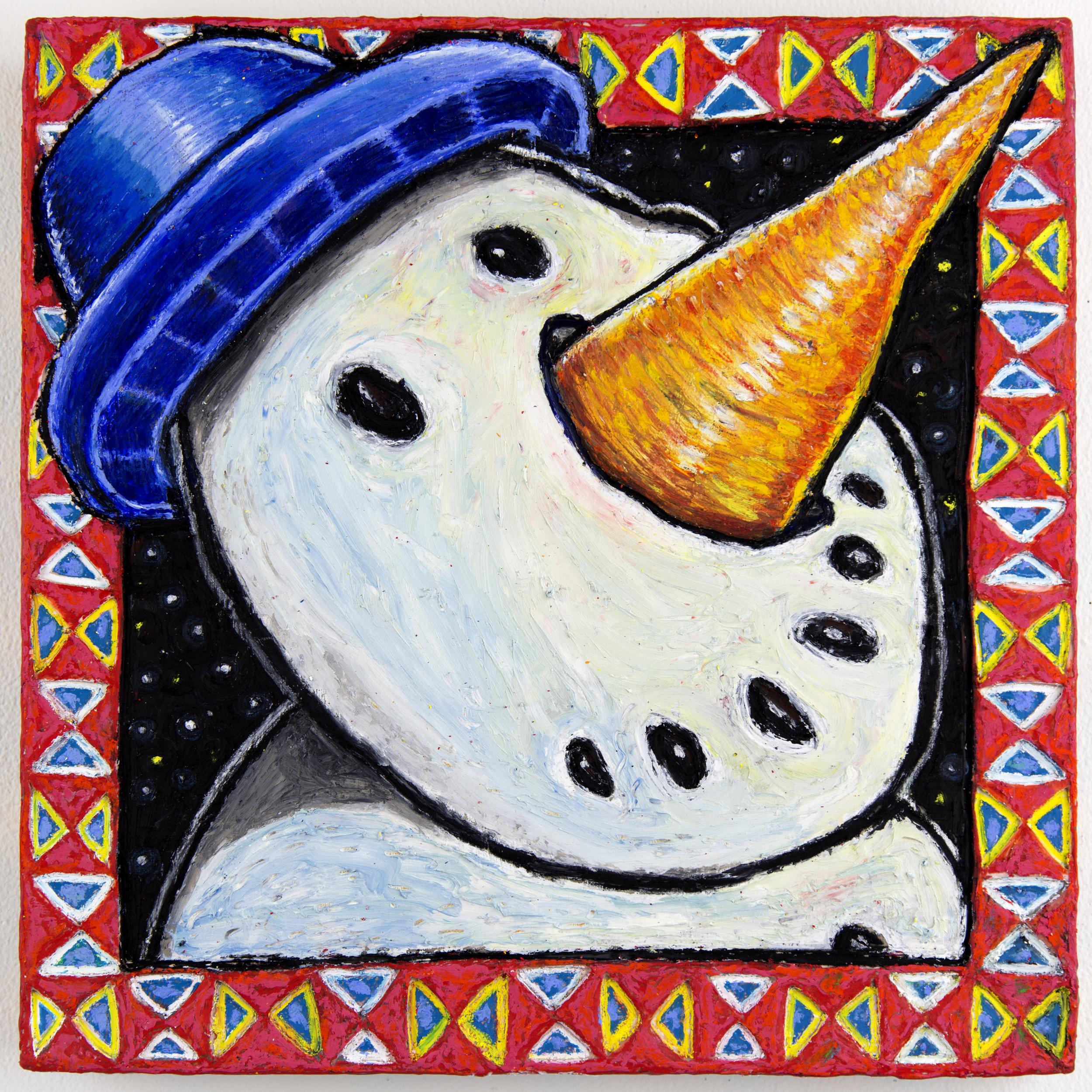 Frosty with Arabesque boarder