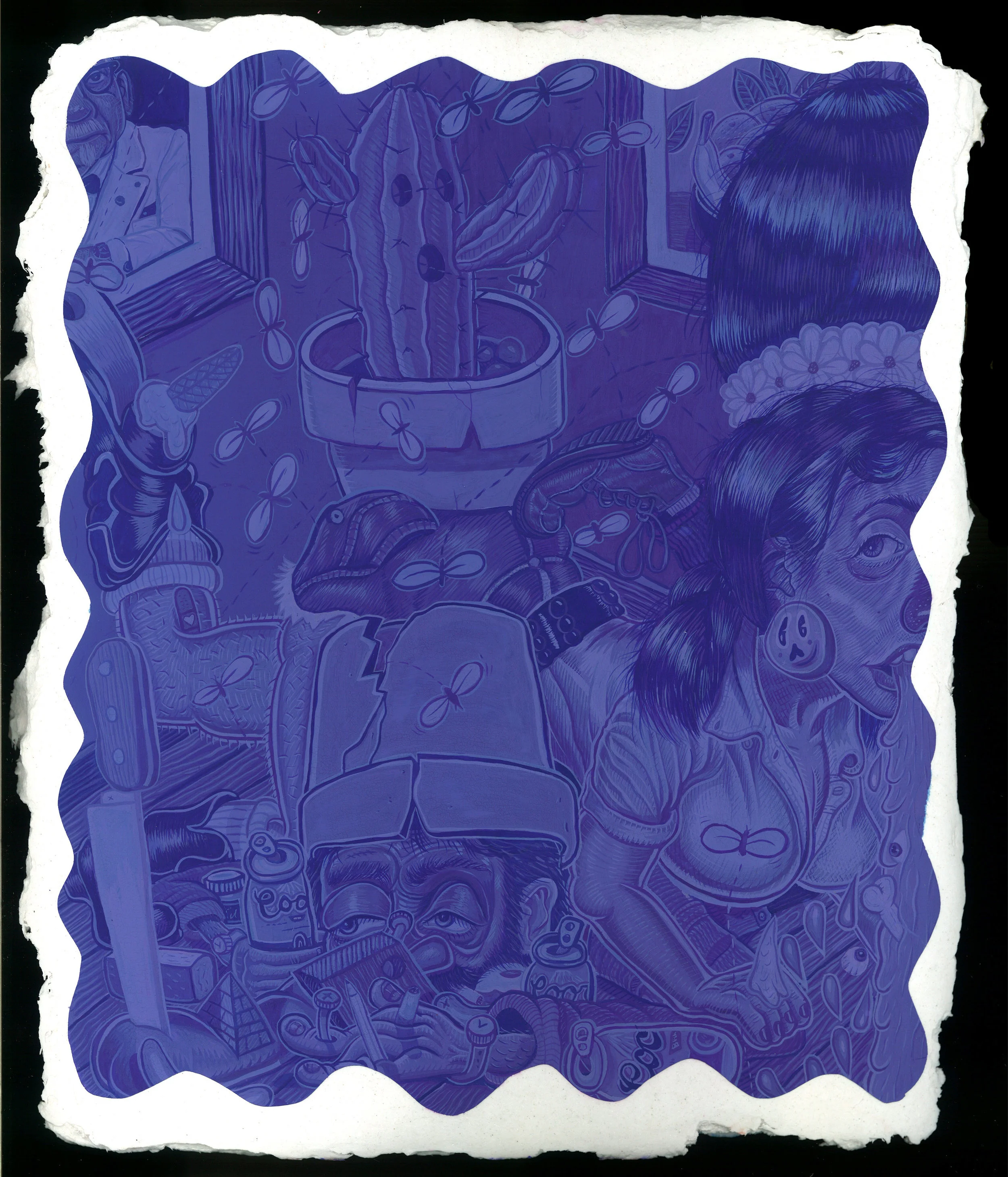 The Cactus (Blue Violet)