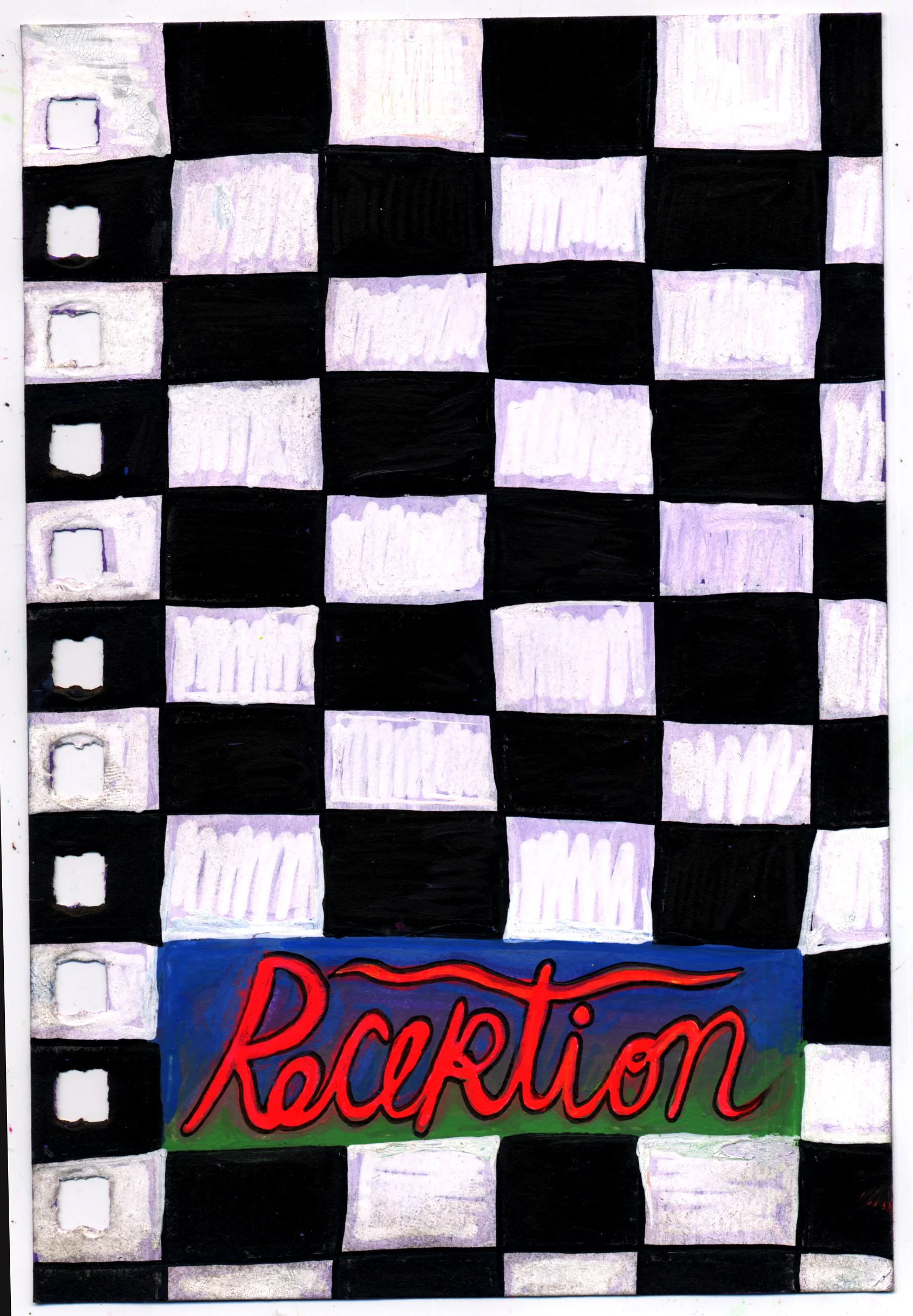 Reception (B&W Checkers)