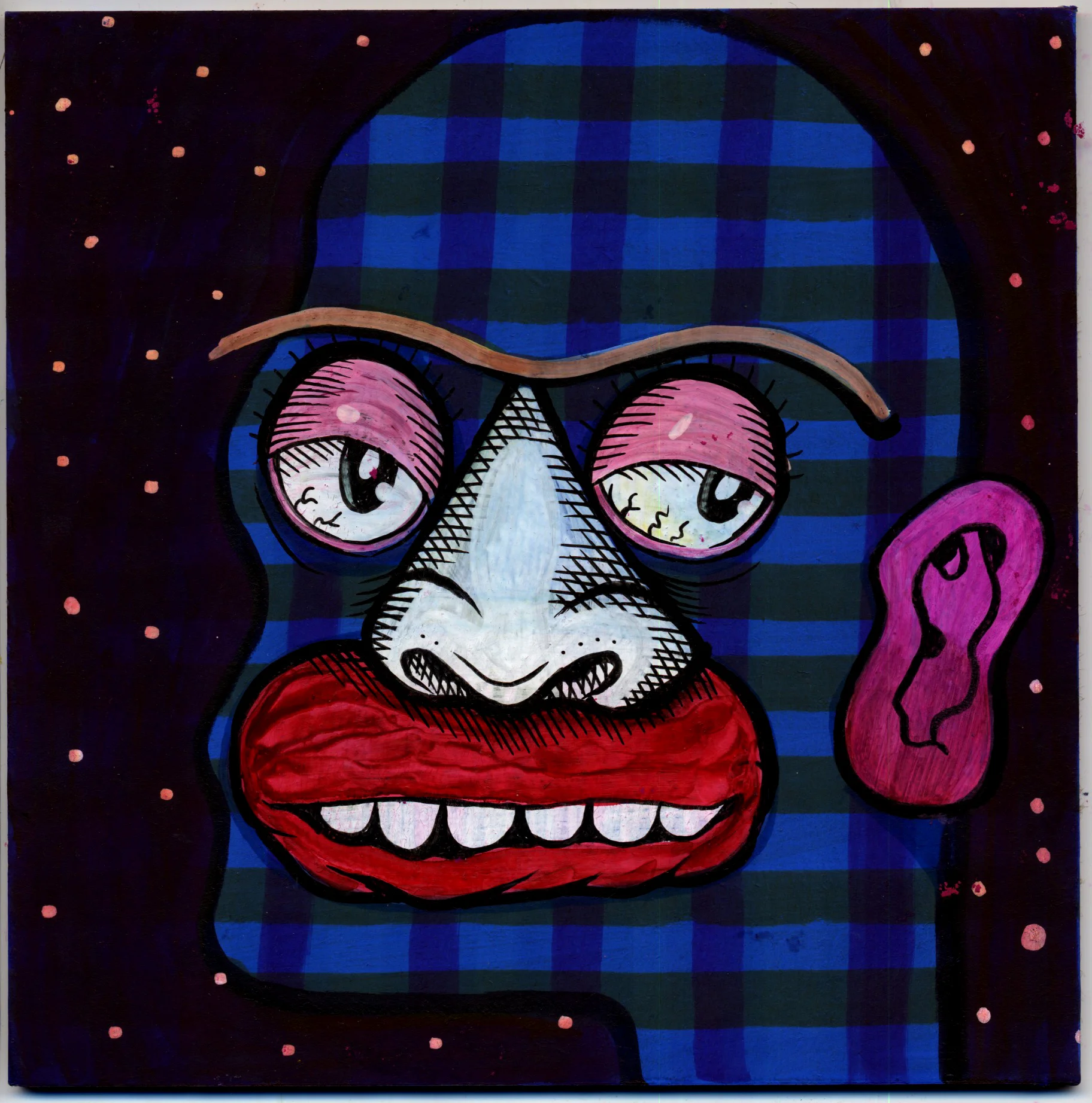 Plaid Head