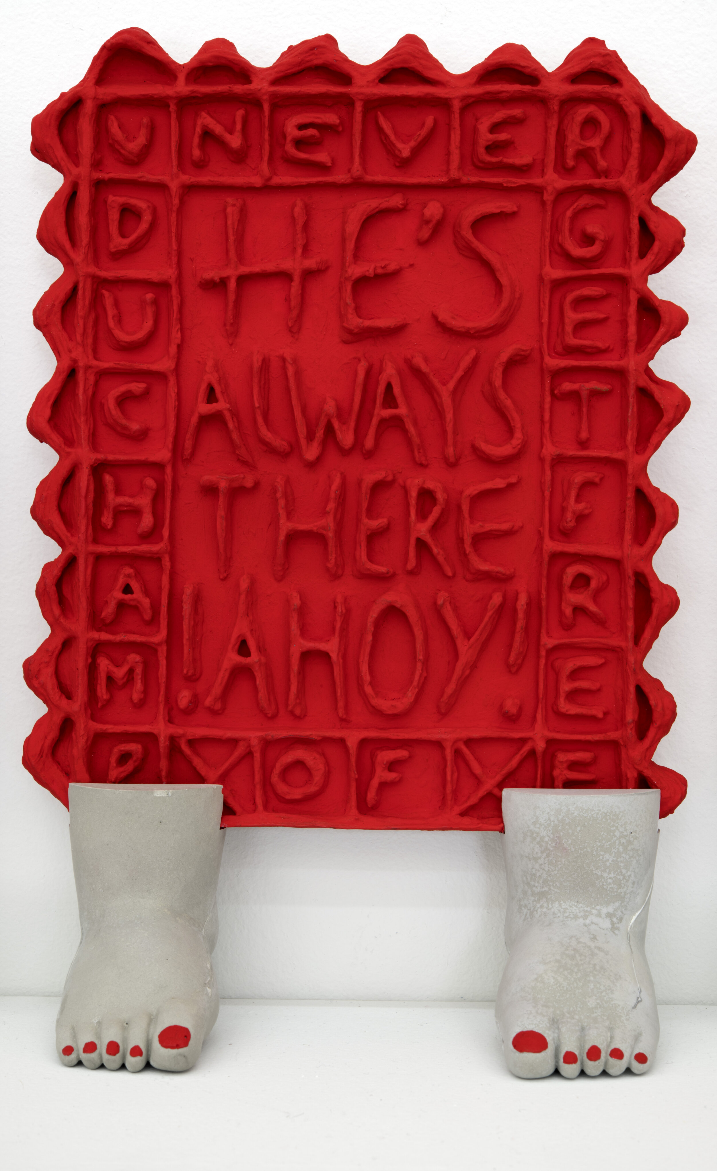 U Never Get Free of Duchamp, He’s Always There (Red)