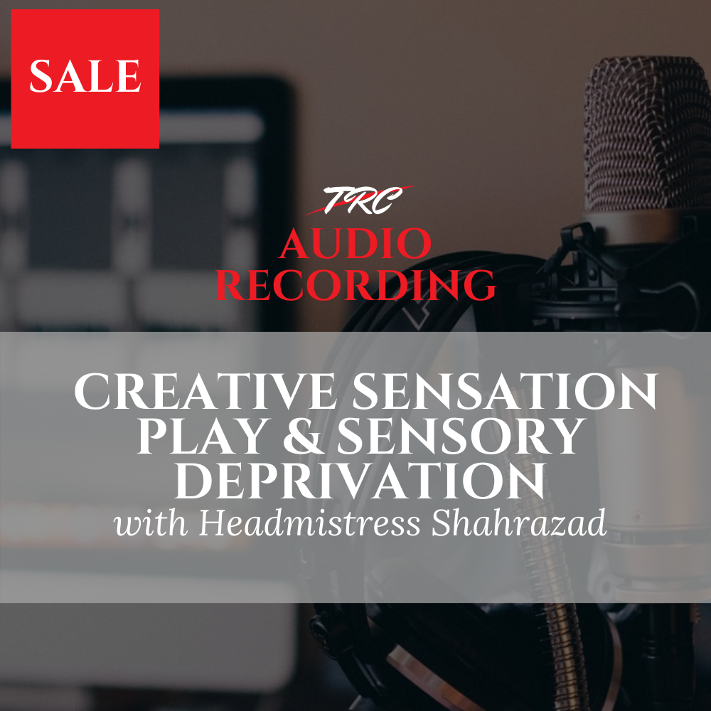 Creative Sensation Play and Sensory Deprivation