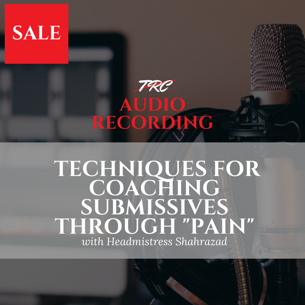 Techniques for Coaching Subs Through "Pain"
