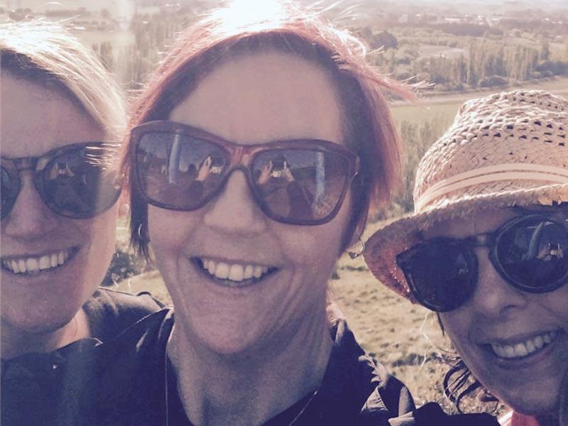 The ‘Peaky Blinders’ - Jo Paget, Madeline Howard and Rachel Gunson.