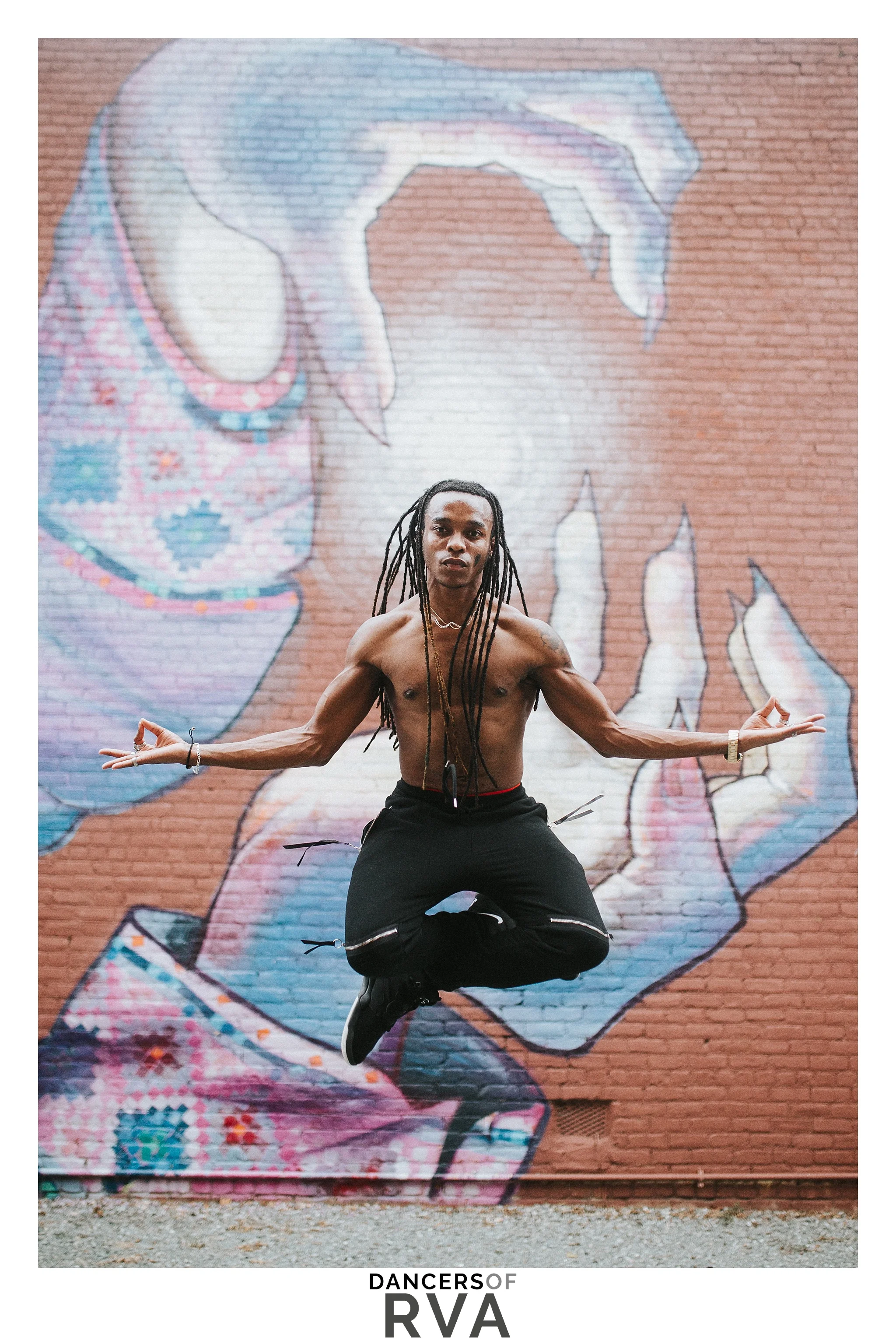 Richmond-Dance-Photographer- Dancers-of-RVA-Latin-Ballet-J.Static-Gianna-Grace-Photography-Carytown-RVA-Mural-Photoshoot