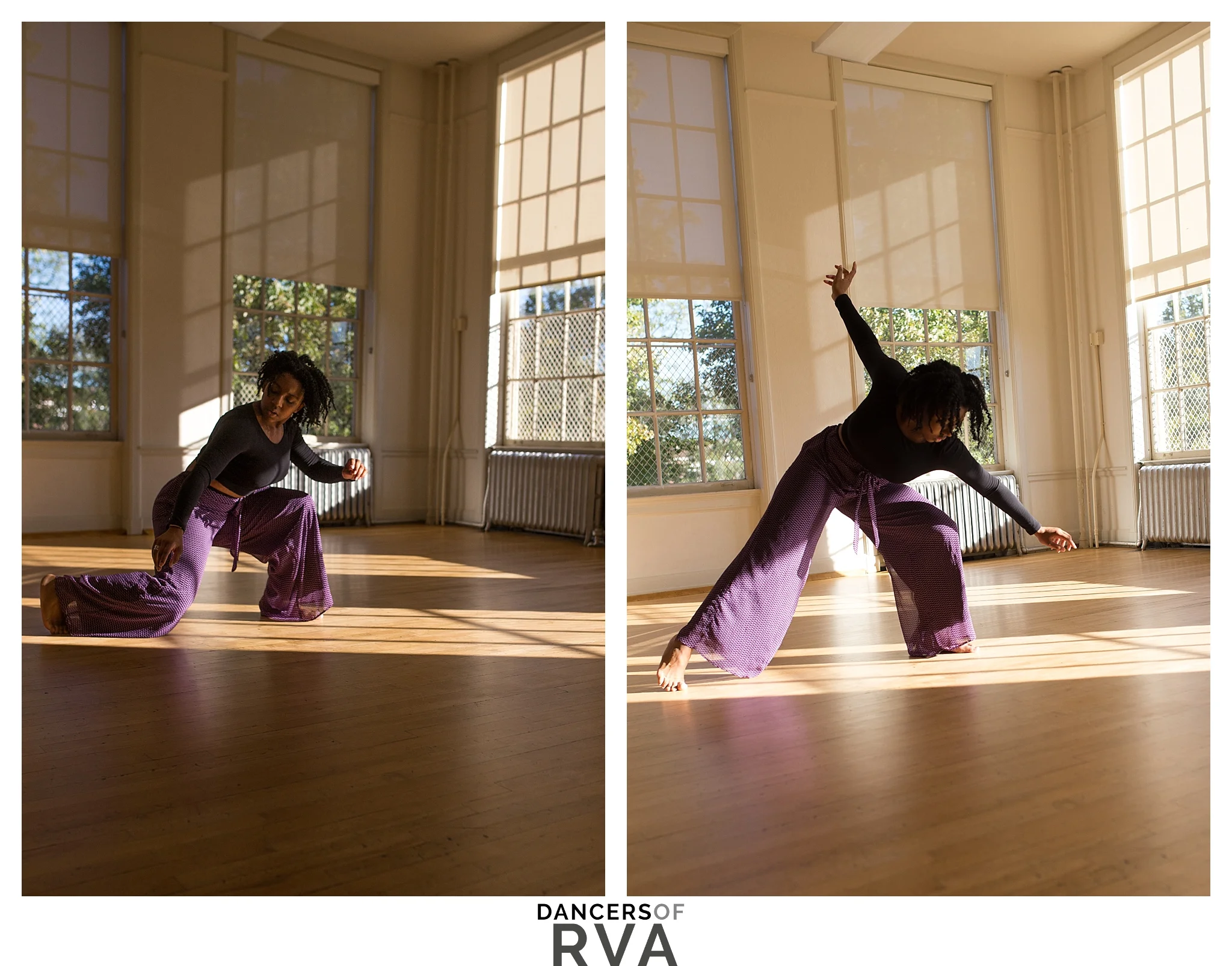 Modern Dance in VCU Dance studio