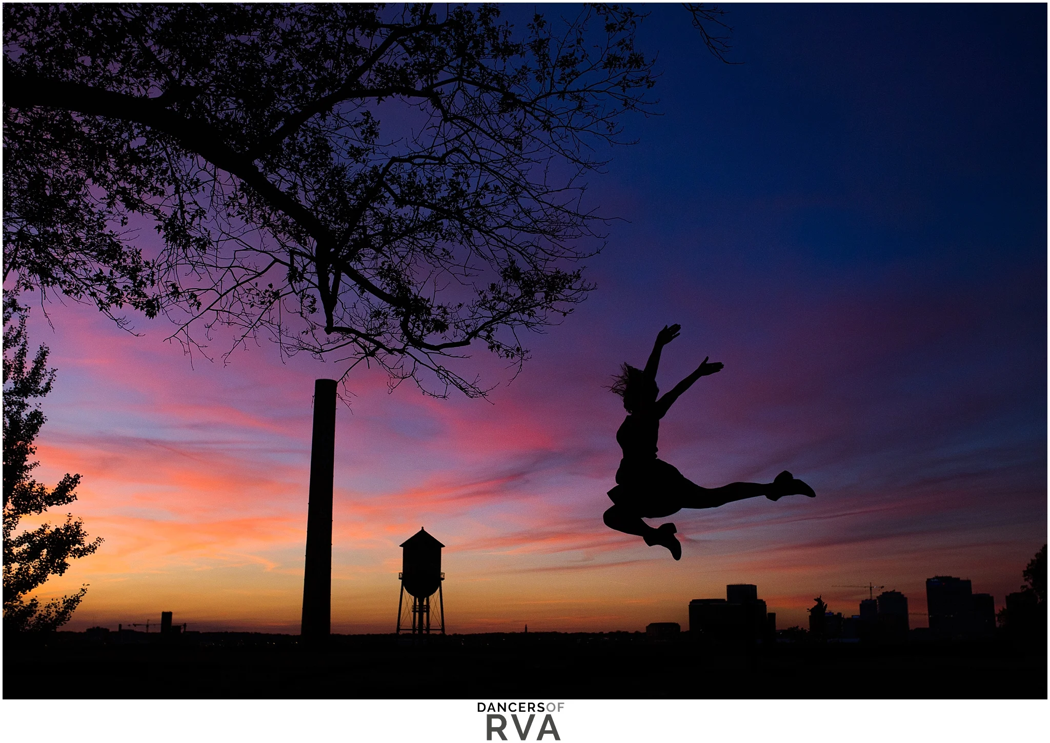 Libby Hill Dance Silhouette Sunset Session 