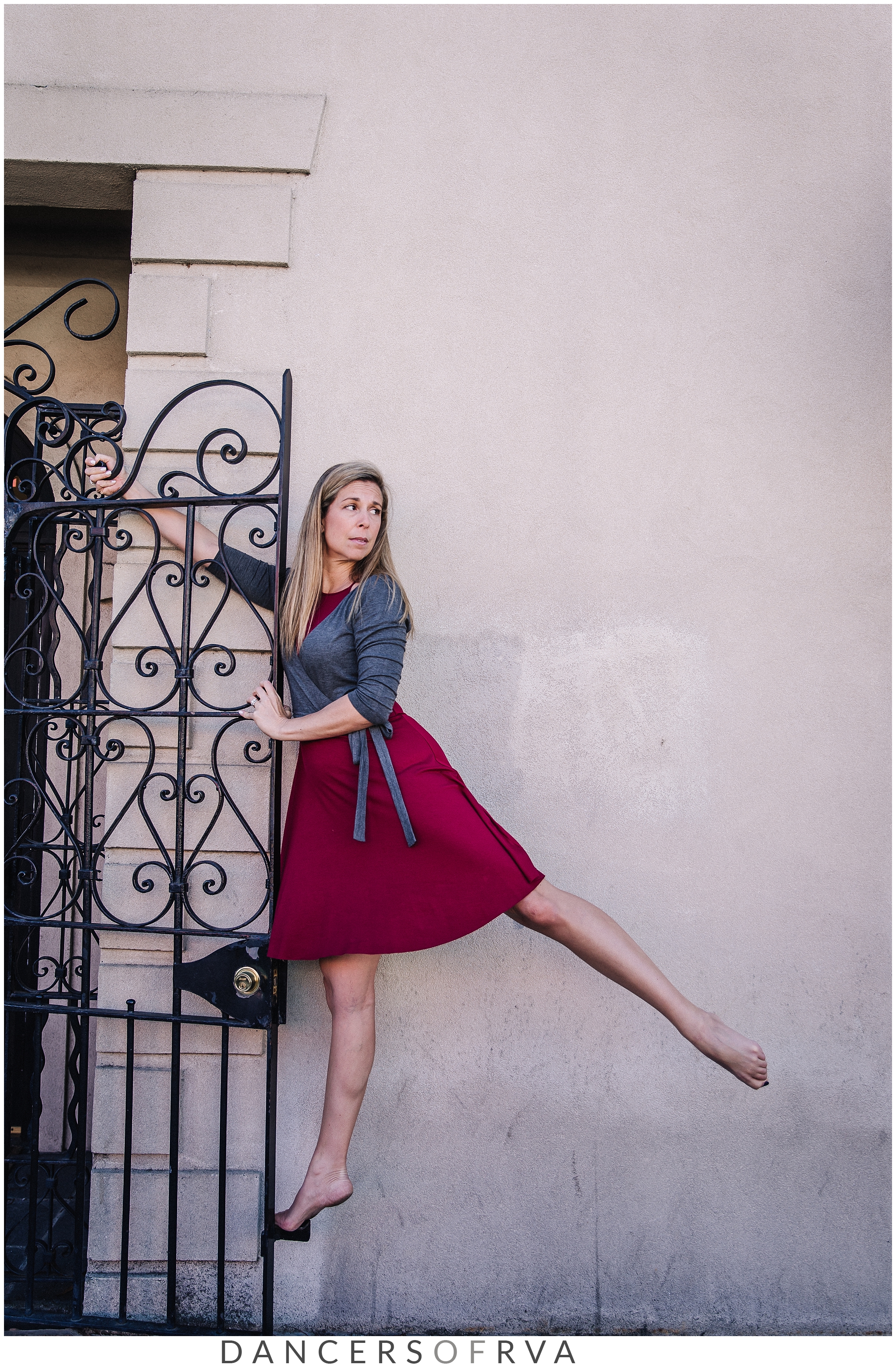 Dancer on the streets in Carytown