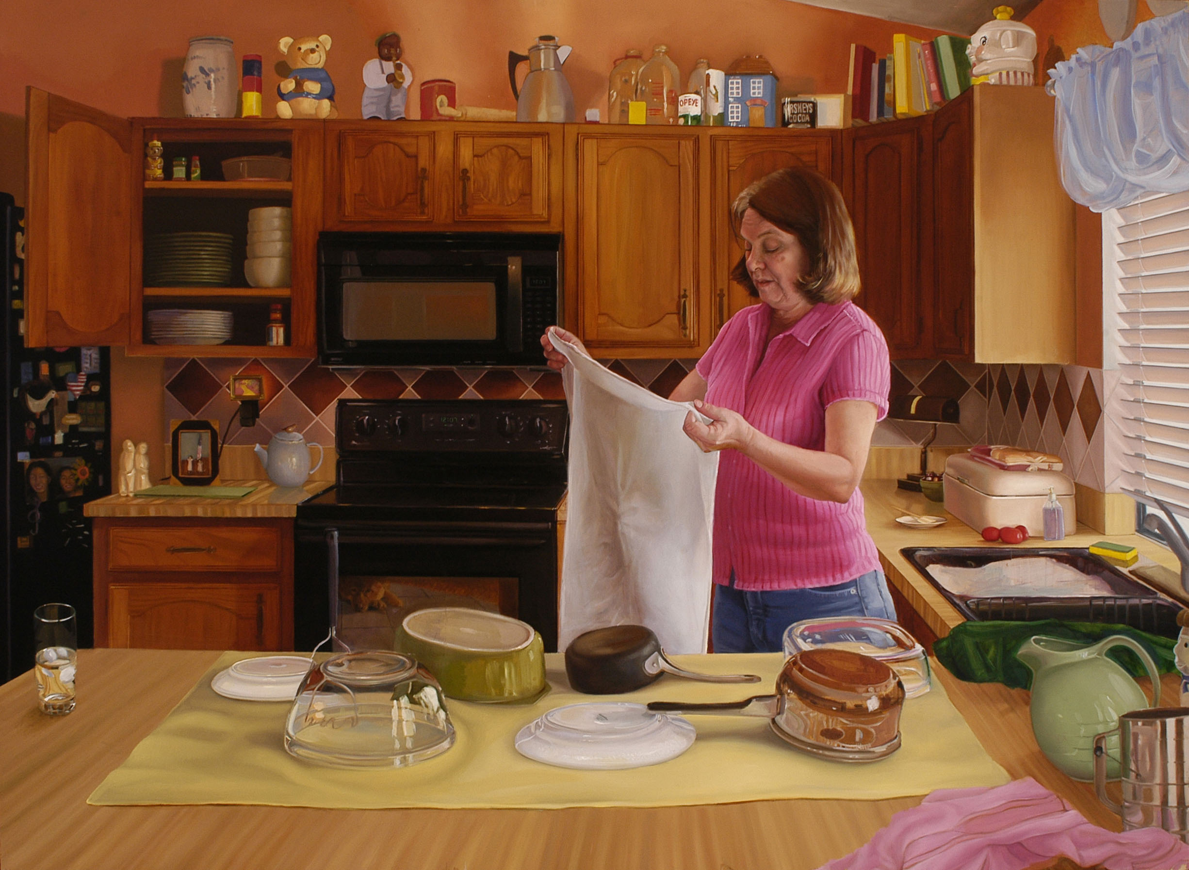 3.  Mom in kitchen, oil on panel, 2006.jpg