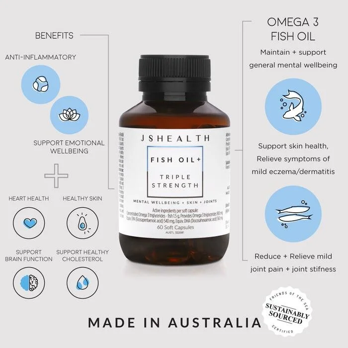 JS - Fish Oil + Mental Wellbeing, Skin 