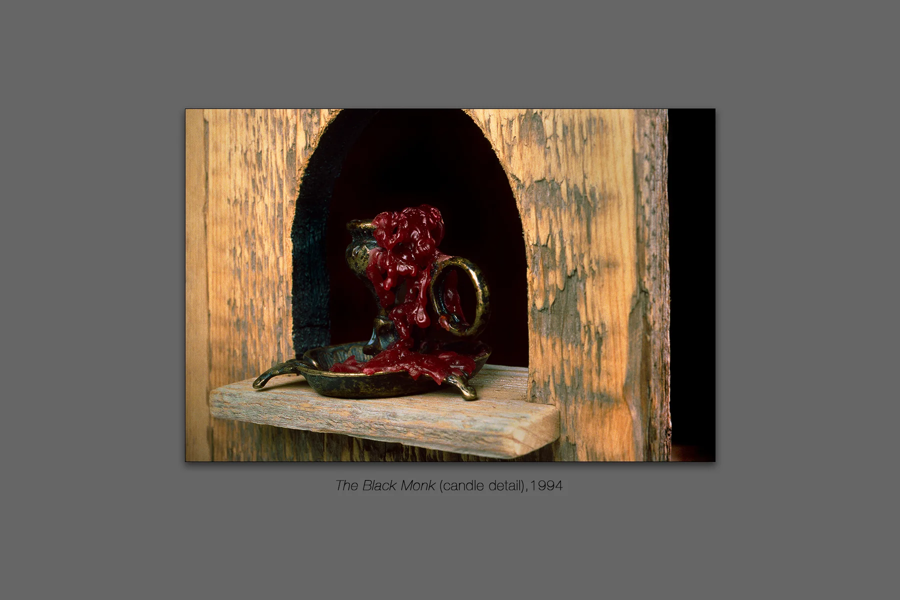 The Black Monk (candle detail), 1994