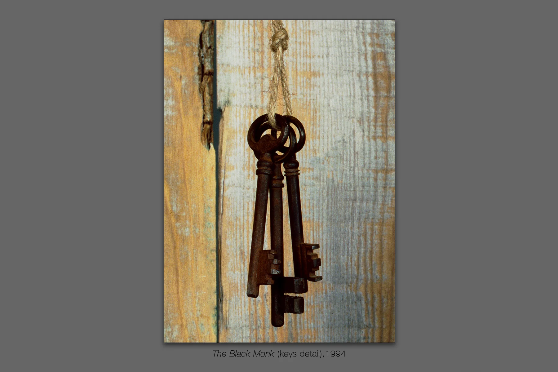 The Black Monk (keys detail), 1994