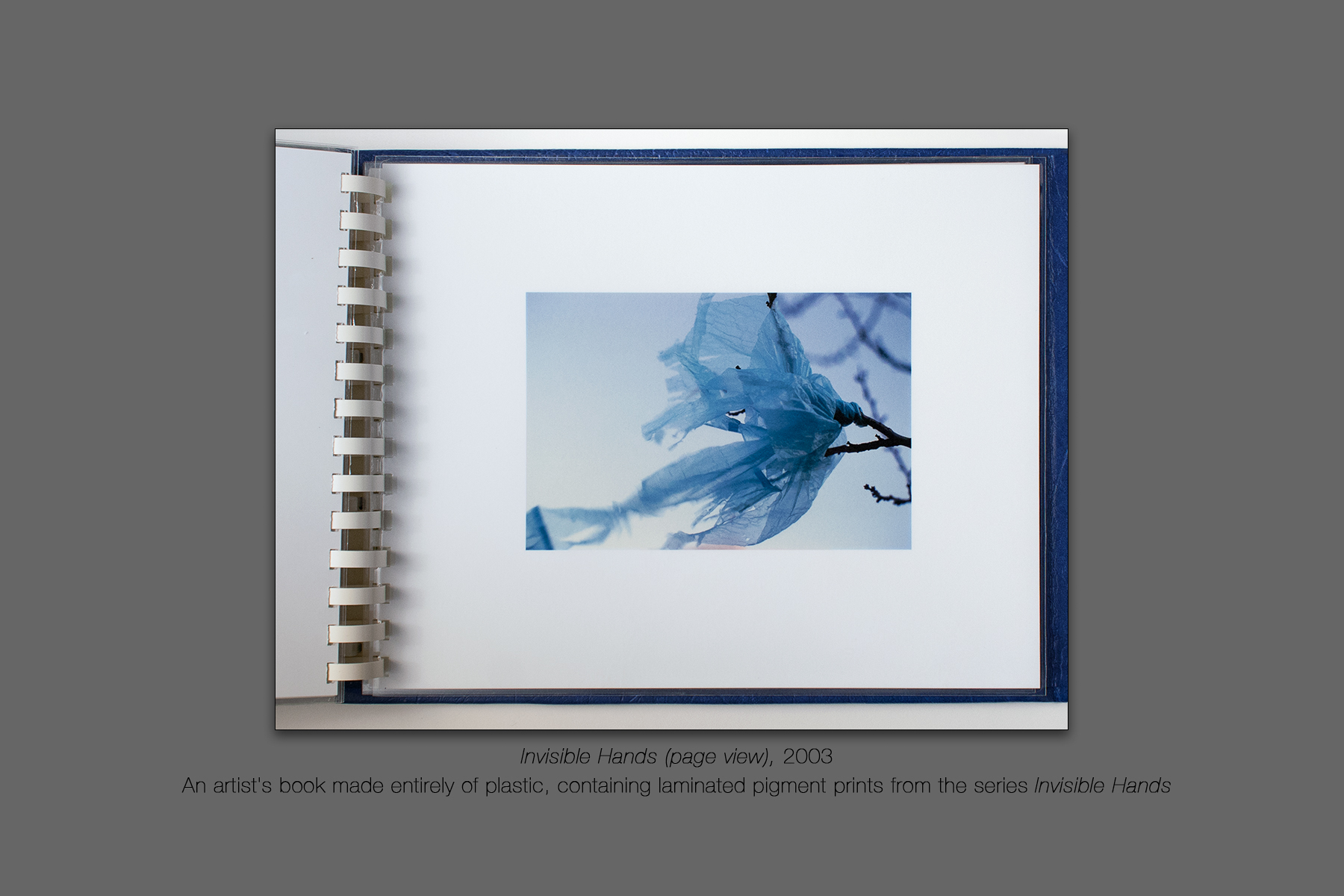 Invisible Hands (page view), 2003