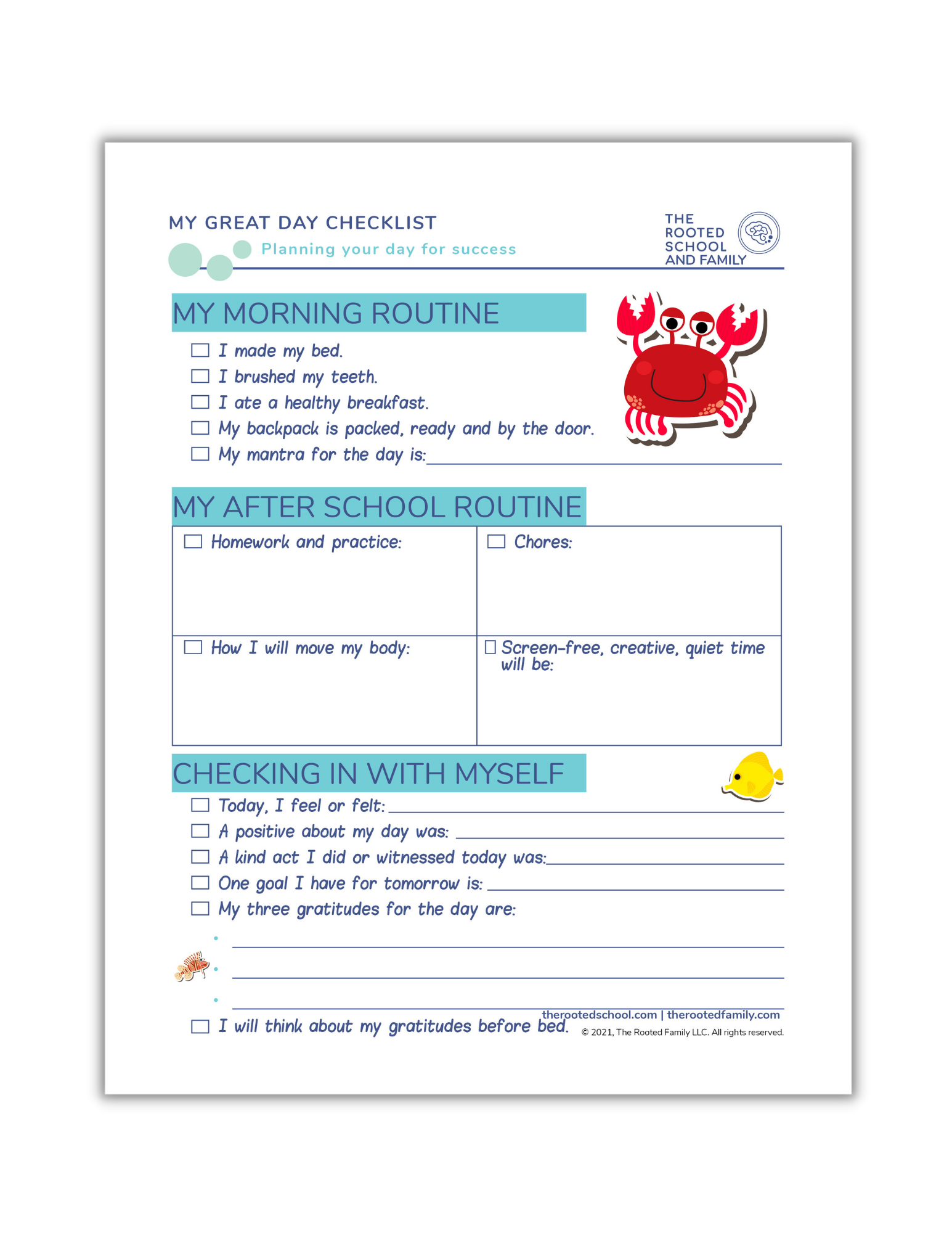 Printable Morning Routine Helps Kids Feel Successful Printable Morning Routine Helps Kids Feel Successful