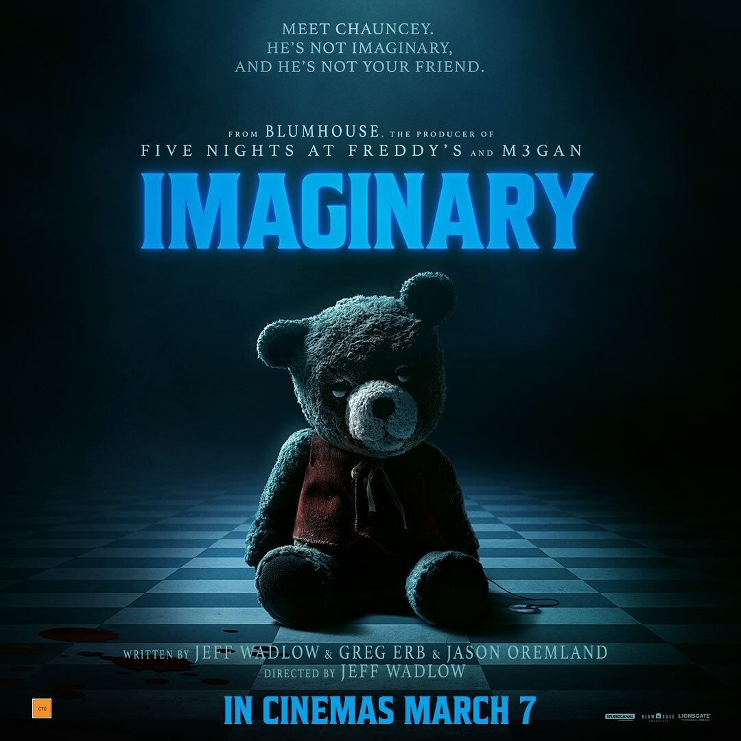 👻 Thanks to our pals at @studiocanalaus we are giving away TEN double passes to the IMAGINARY Preview Screening next Wednesday, March 6 at Event Cinemas George Street @ 7pm before the movie is released on Thursday, March 7. 👻 
 
-
From Blumhouse, t