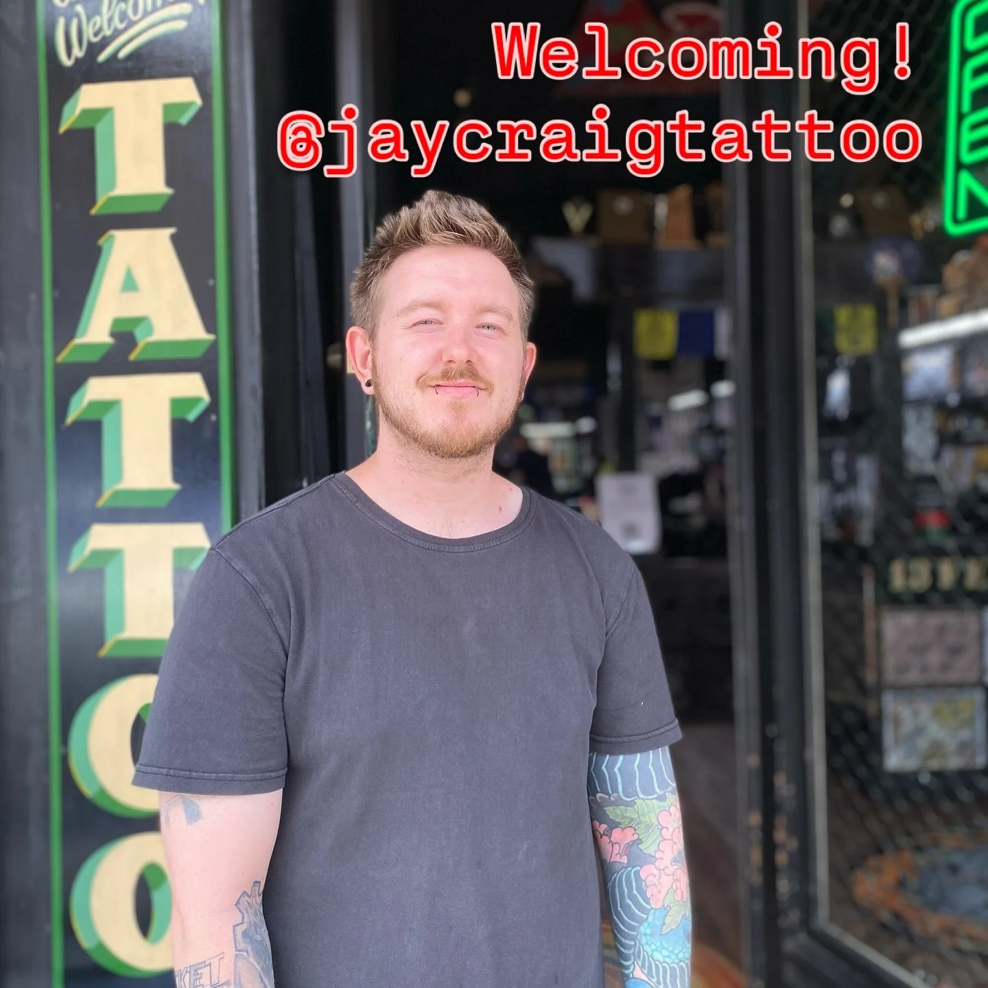 🚨NEW ARTIST ANNOUNCEMENT, NEWTOWN🚨

@jaycraigtattoo 🐉🐉🐉

We&rsquo;ve got another artist joining the team in Newtown!! Welcoming the lovely @jaycraigtattoo! 

Jay has been tattooing now for around 12 years, he specialises in pretty much anything 