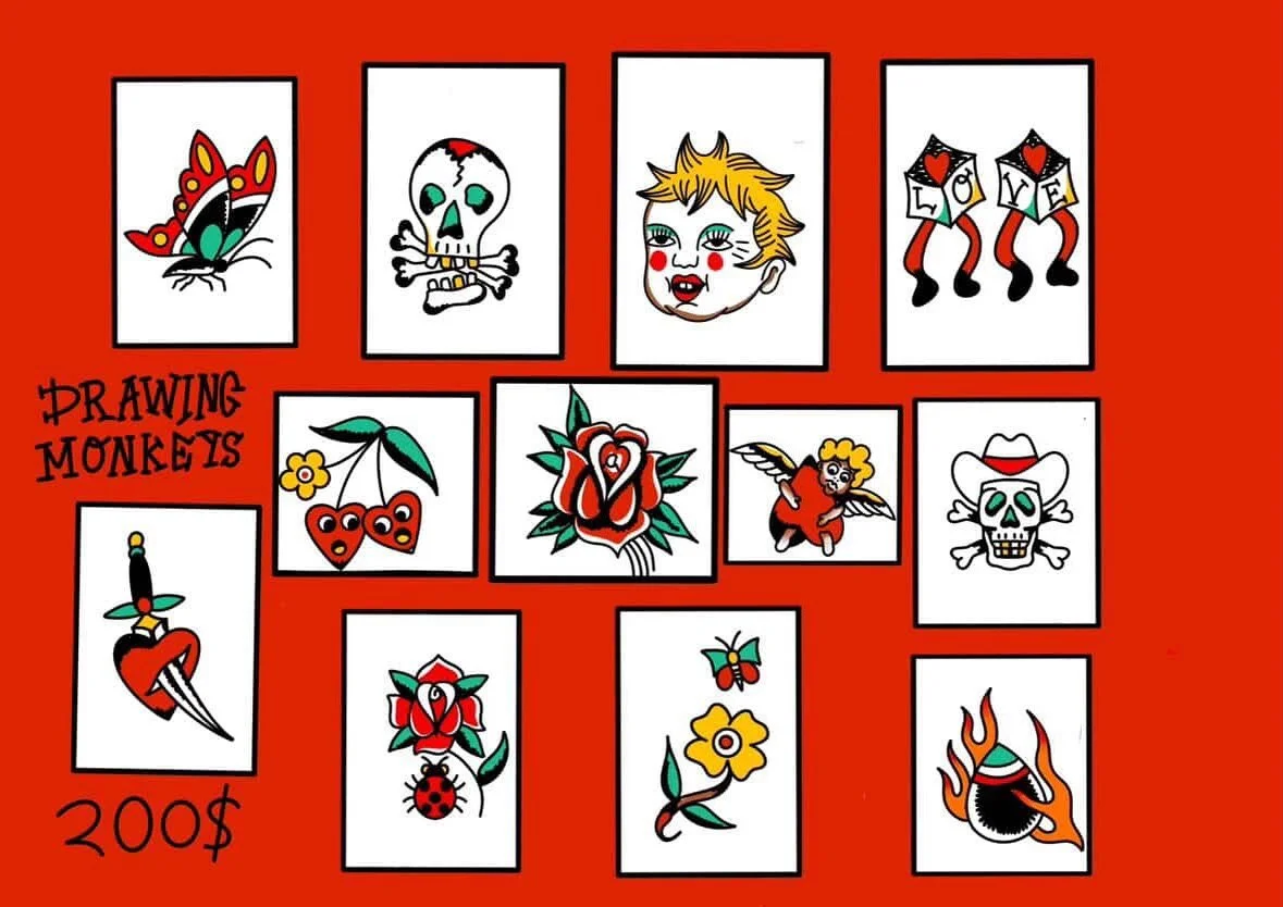 🔥FRIDAY 13TH FLASH SHEET - TRISTAN🔥

@drawingmonkeystattoo 
@drawingmonkeystattoo 
@drawingmonkeystattoo 

ALL DESIGNS $200 , B&amp;G OR COLOUR❤️&zwj;🔥
CIRCULAR QUAY, ONE DAY ONLY! 📍

⚡️FRIDAY 13TH OF MARCH⚡️

BOOKING LINK IN BIO!