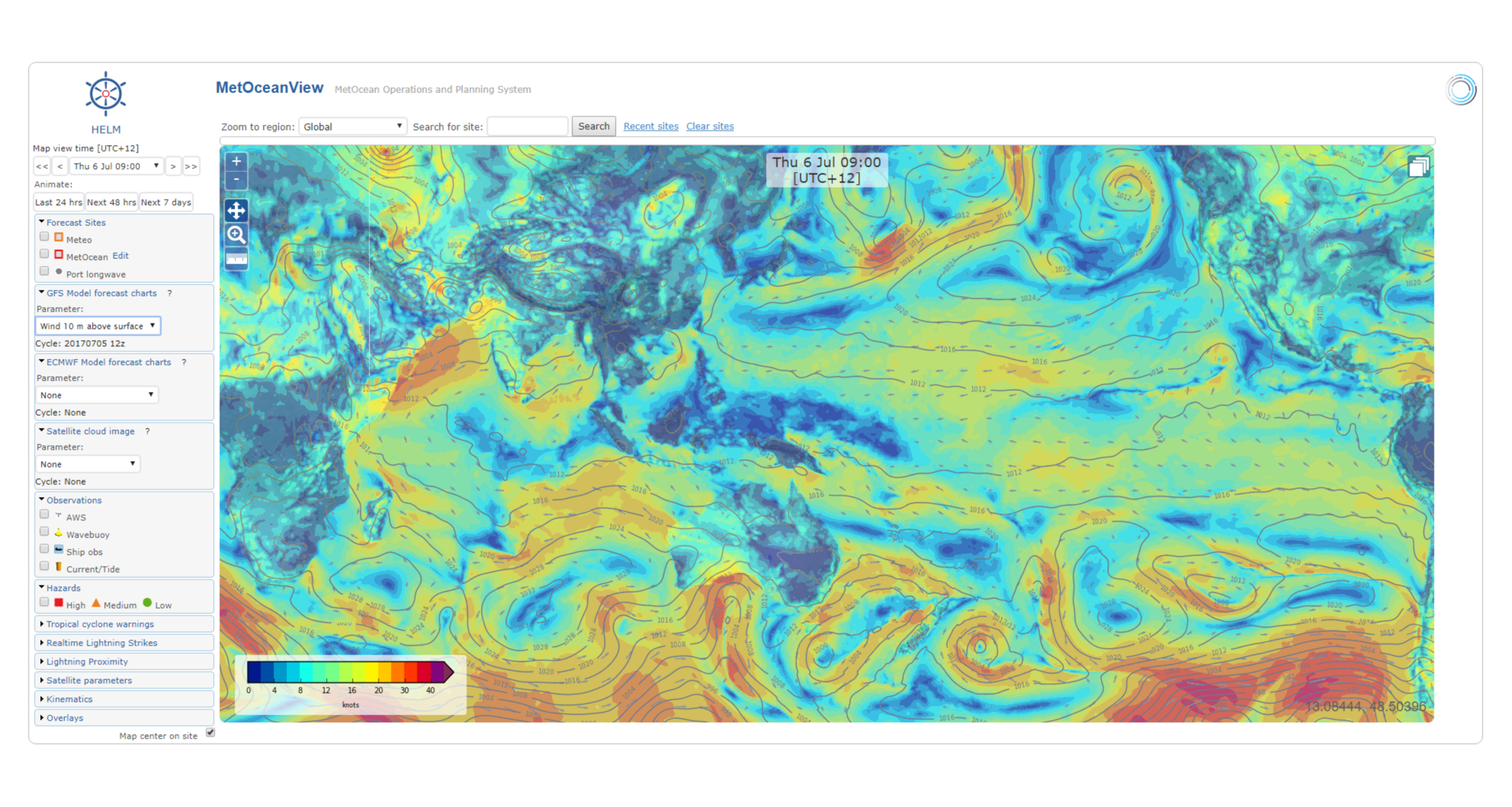 Wind Speed Wave Height Chart