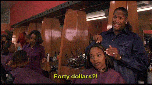 Footage of me when I see an event cost. Bonus: Can you name this movie? 