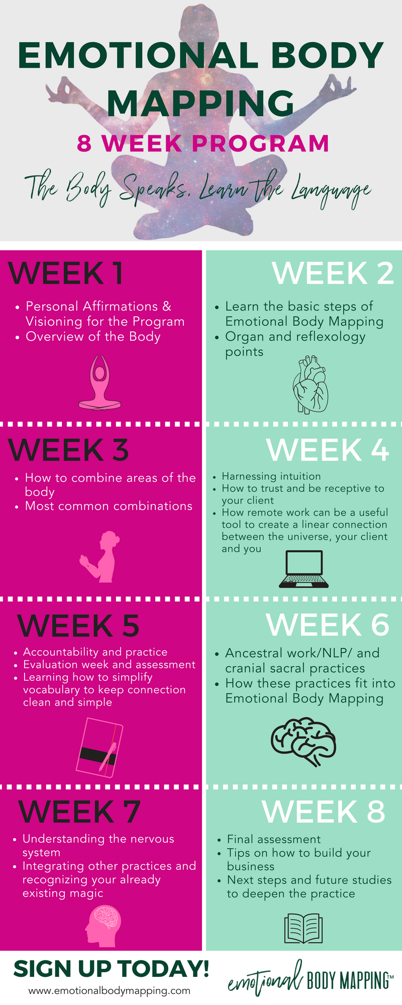 Outline of the Emotional Body Mapping Program