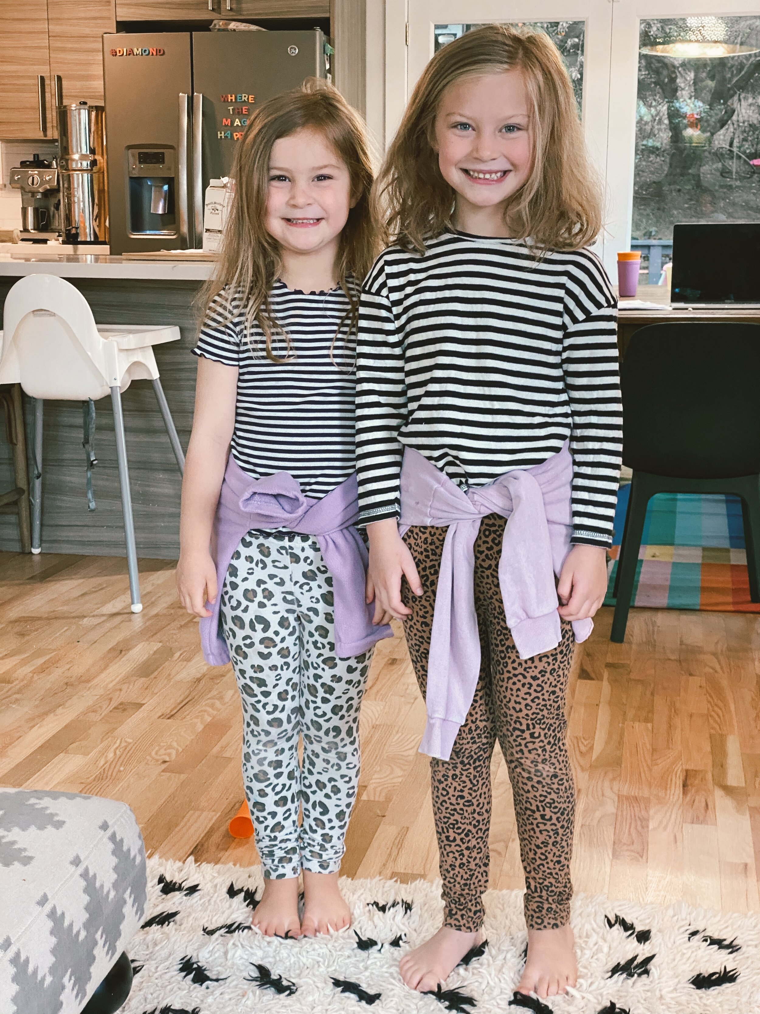  TWINNING! They’re all about this lately — SO cute.  