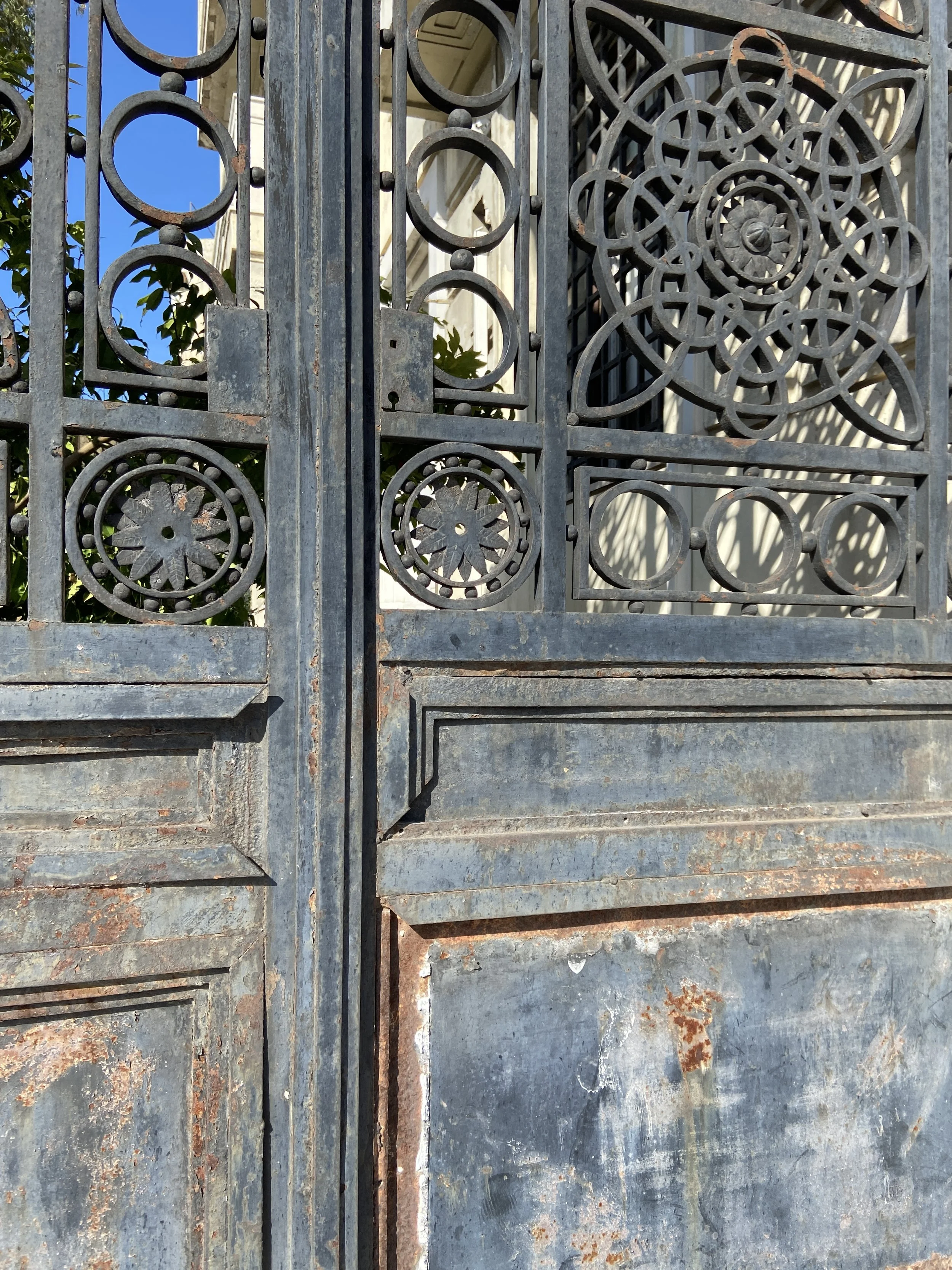 Monday Feb 1st - Studing the ironwork