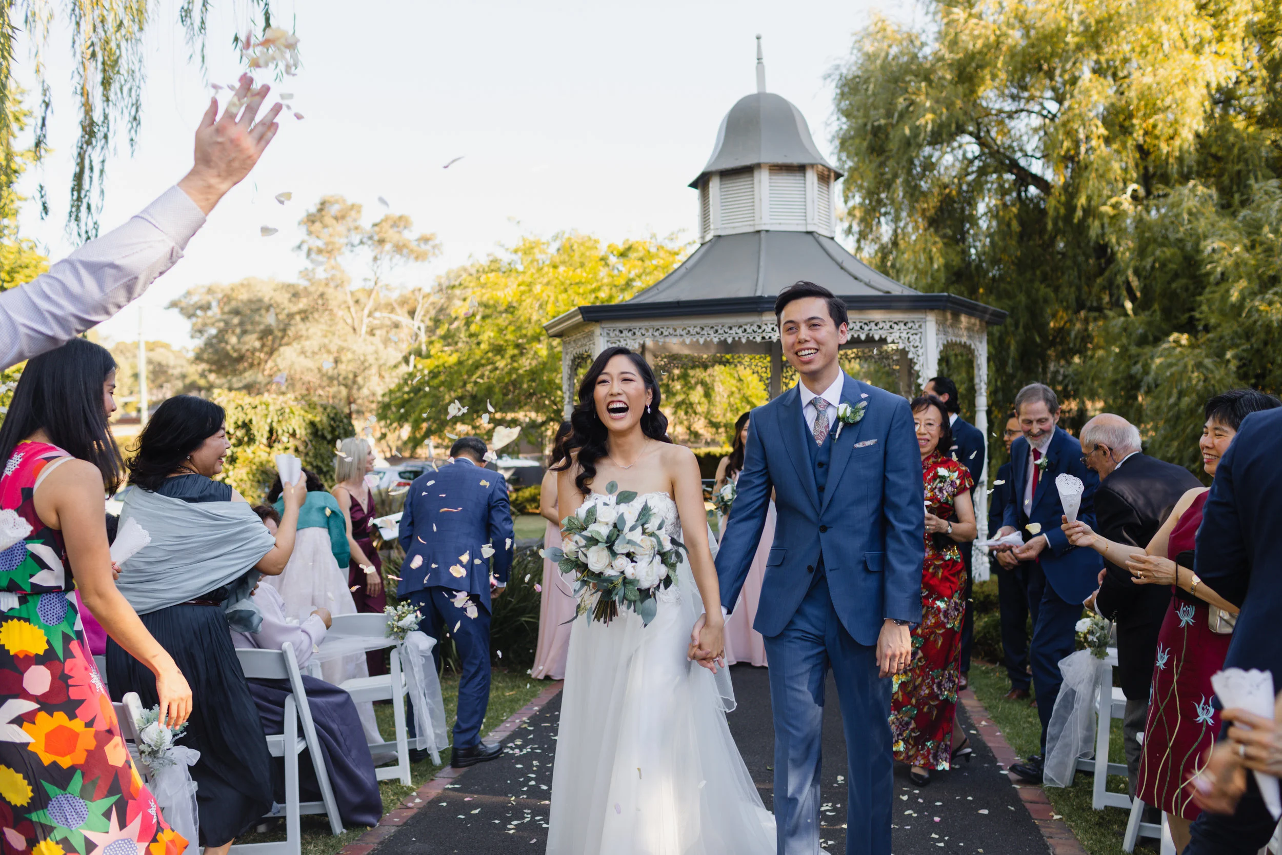 Julia + Ken | Garden Wedding at Ballara Receptions