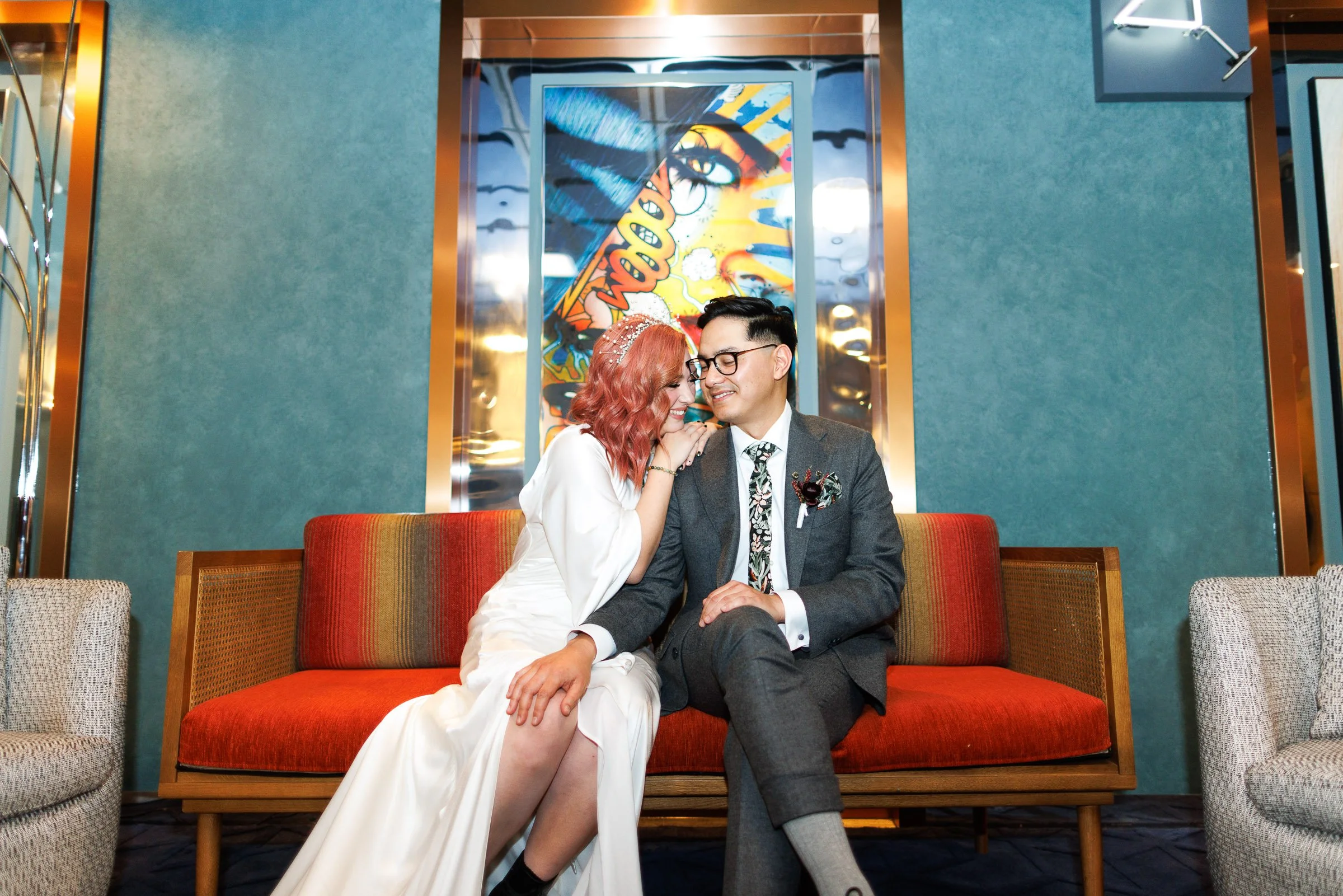 Mel + Dom | Industrial North Melbourne Wedding at Two Ton Max