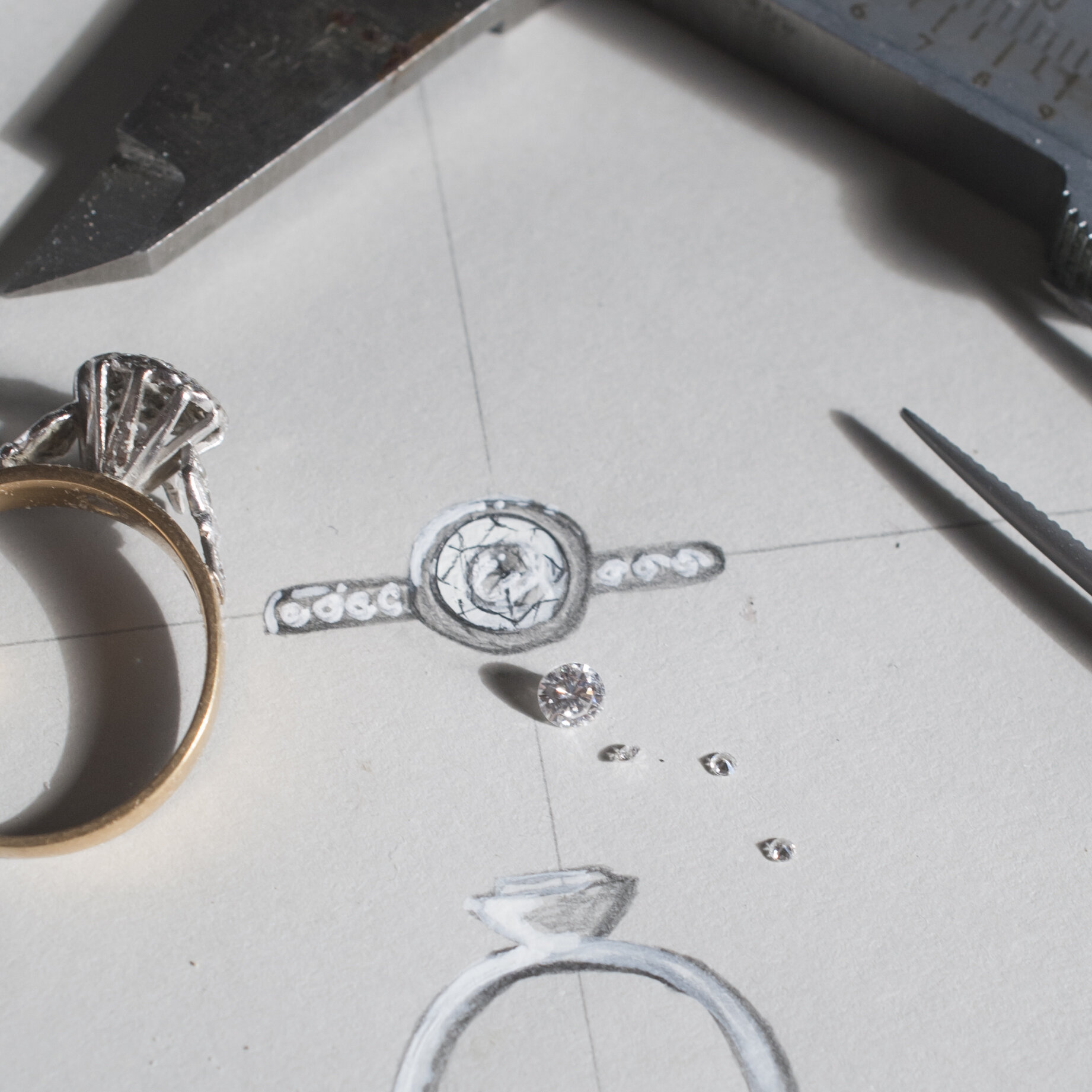 Repurposing Heirloom Diamonds