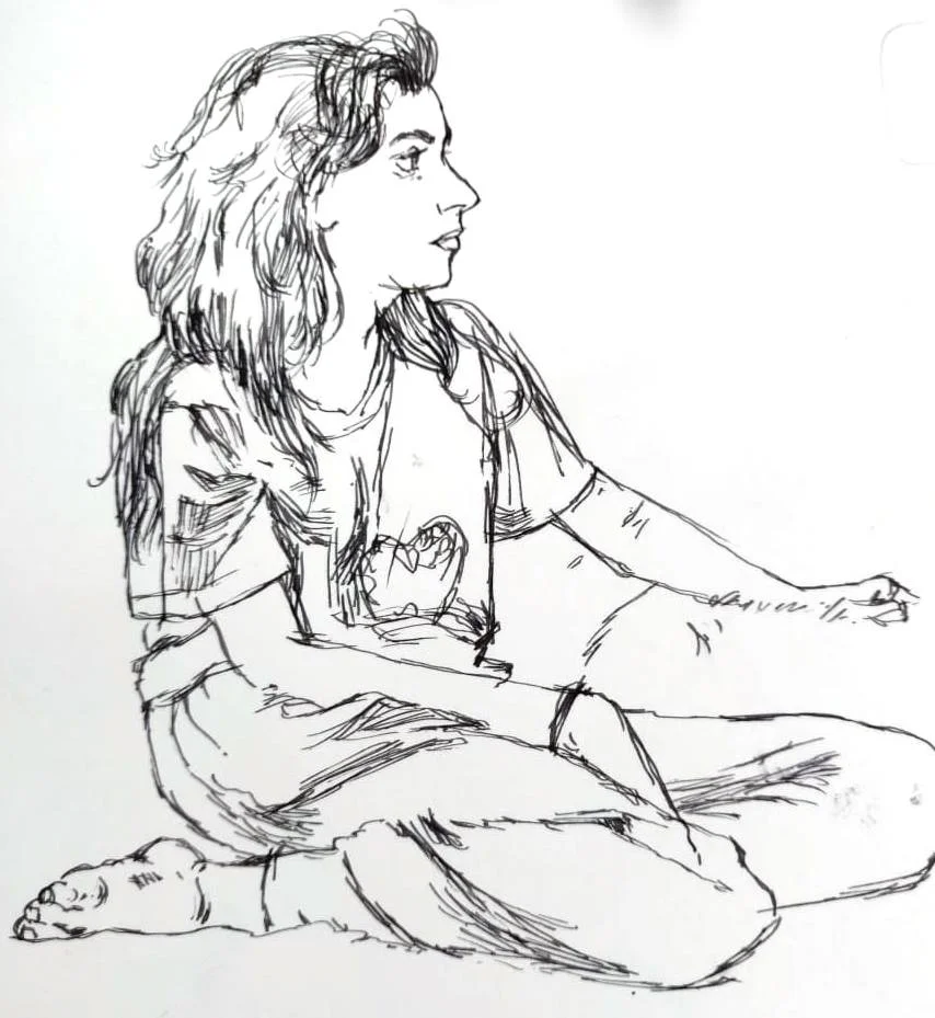 WIFE WATCHING GAME OF THRONES