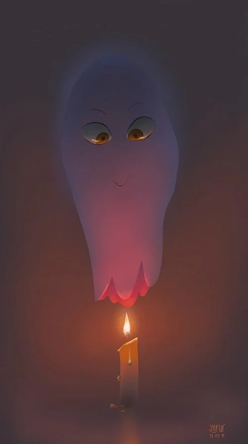 GHOST AND THE CANDLE