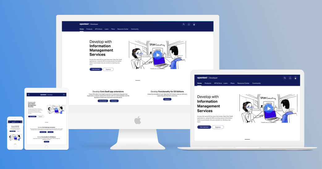 OpenText Developer webpage.png