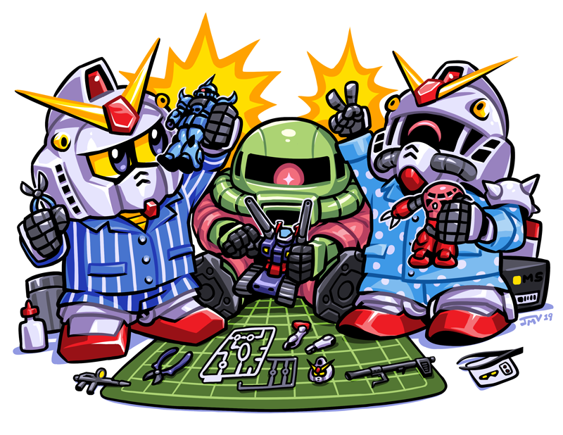 SD Gundam - Gunplajama Party