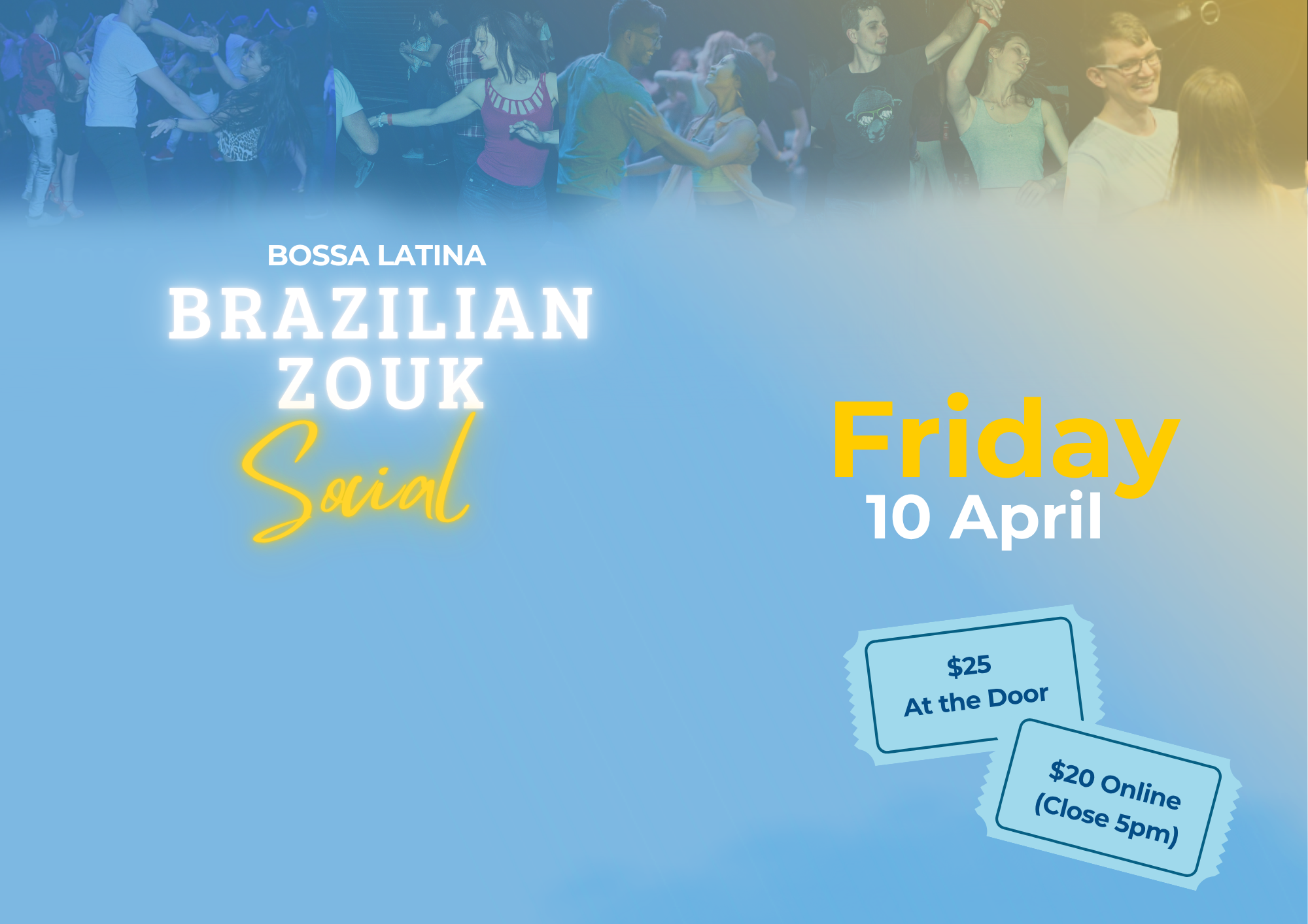 BRAZILIAN ZOUK SOCIAL- Friday 10 April