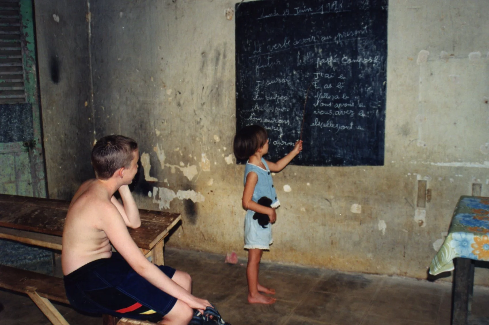 Time for school - at Iranja