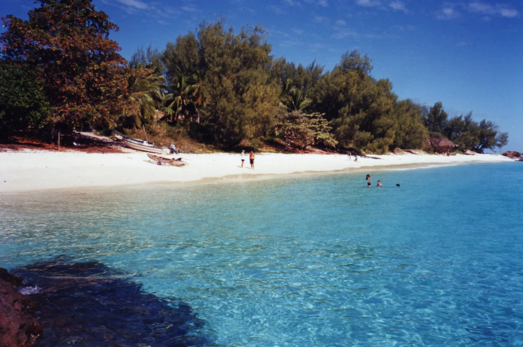 Pristine beaches and water at Nosy Tsarabanjina