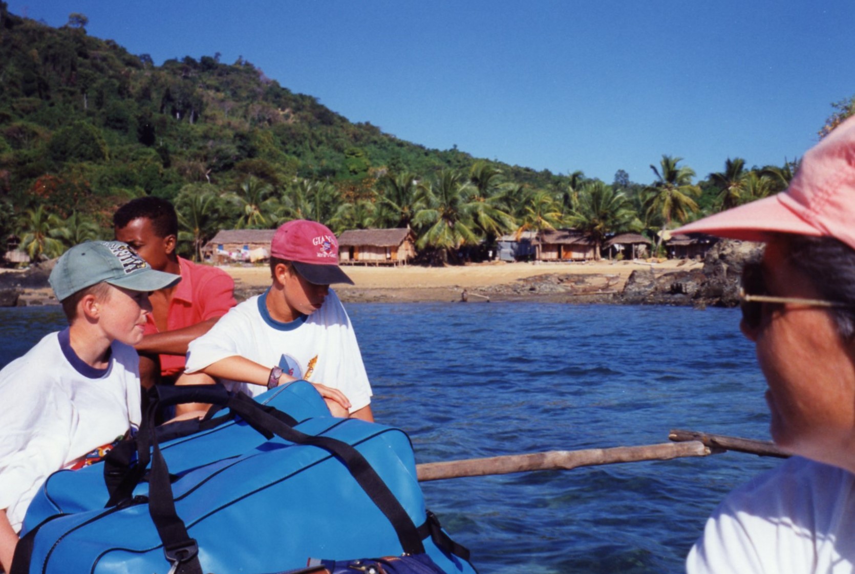 Balancing on a pirogue