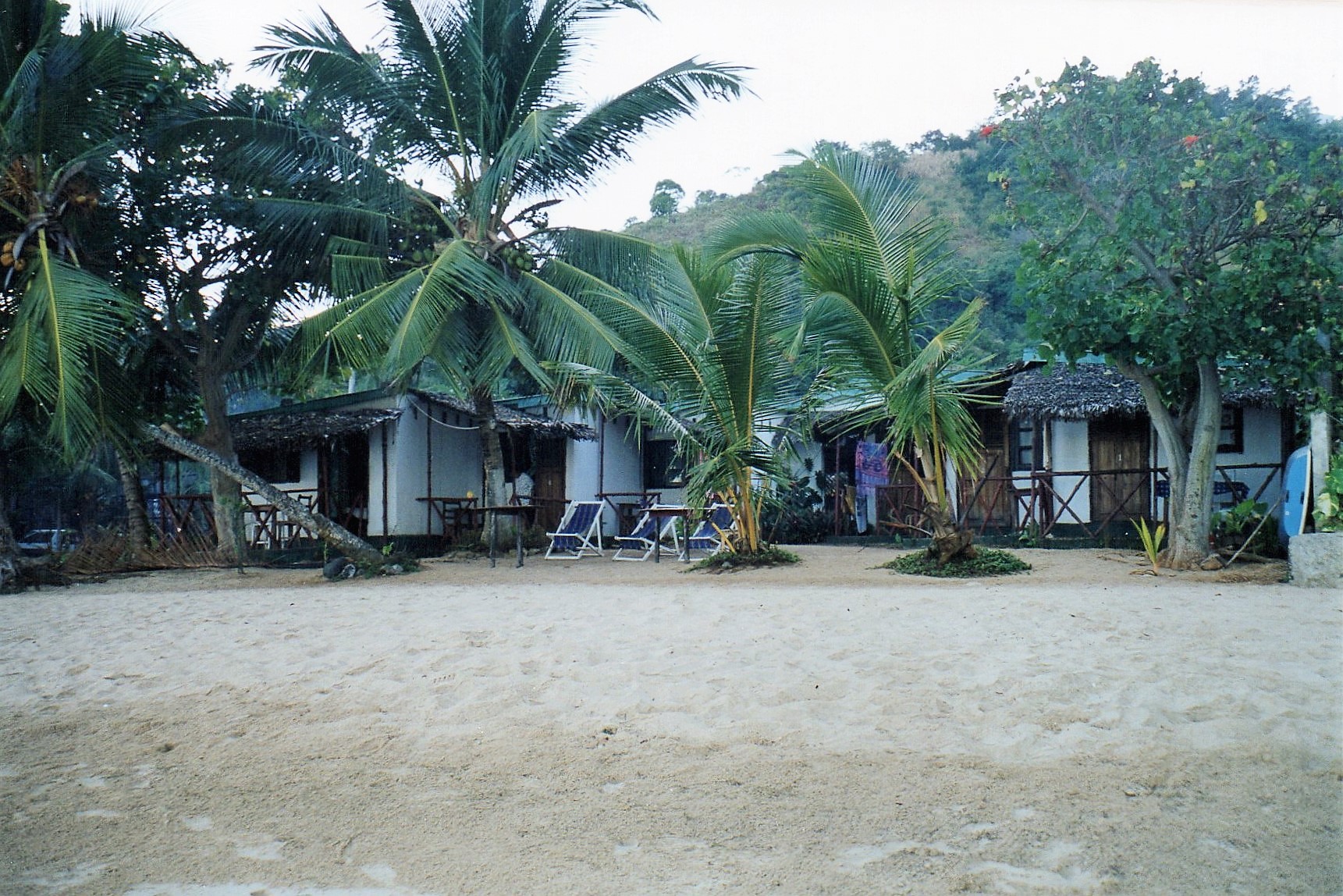 Our accommodation looks luxuriously tropical