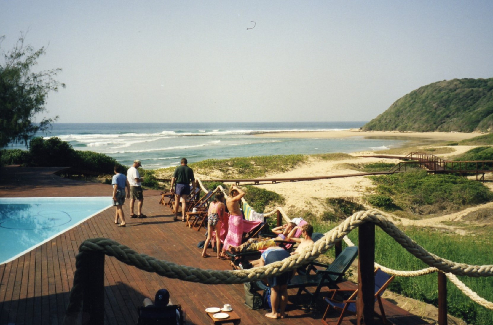 Swimming pool at Ponta Mamoli