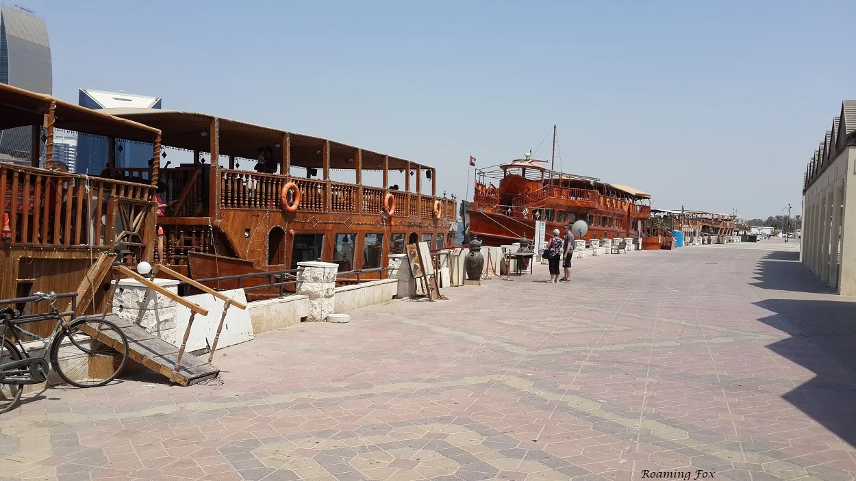Wooden dhows, a bit of a tourist trap