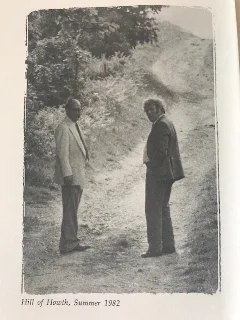 Richard Ellmann and Seamus Heaney, from frontispiece.
