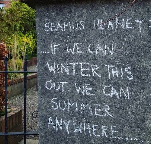 If we winter this one out, we can summer anywhere' — The Estate of Seamus  Heaney