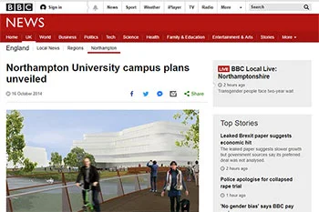 UoN | Waterside Campus on bbc.co.uk