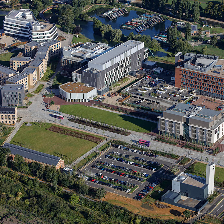 Staff starting at University of Northampton's new Waterside Campus<br><h3>Northampton | 10 August 2018</h3>