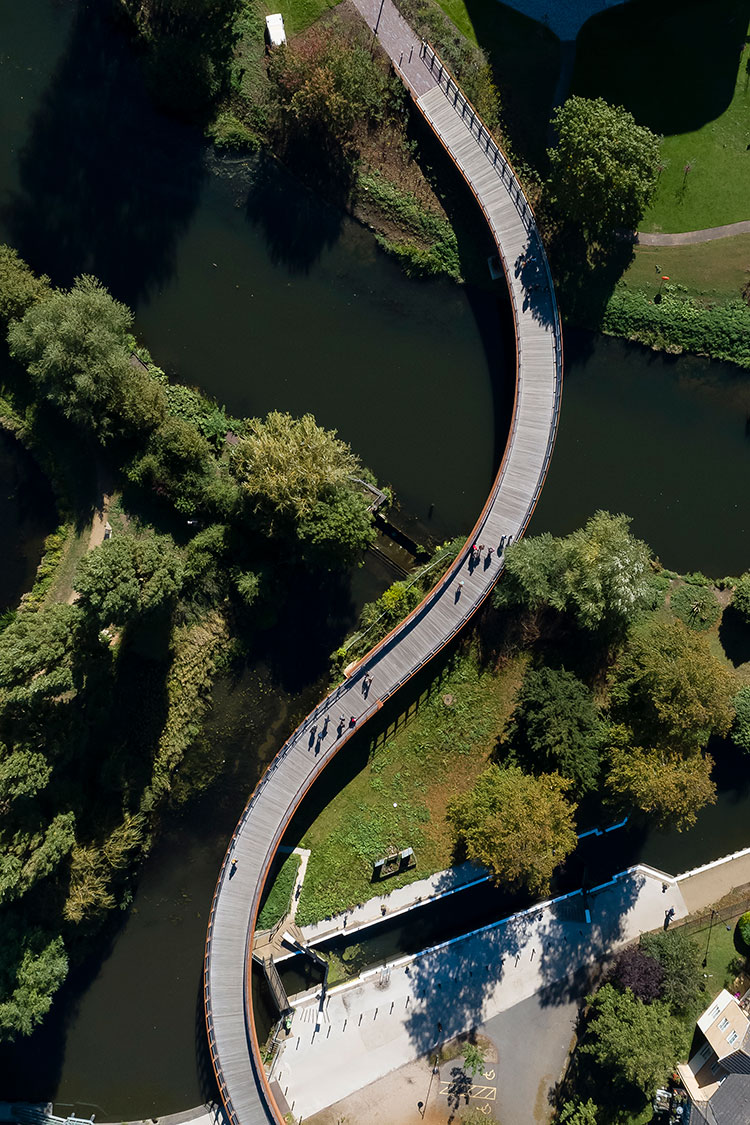 <b>Waterside Campus Foot Bridge</b> | University of Northampton
